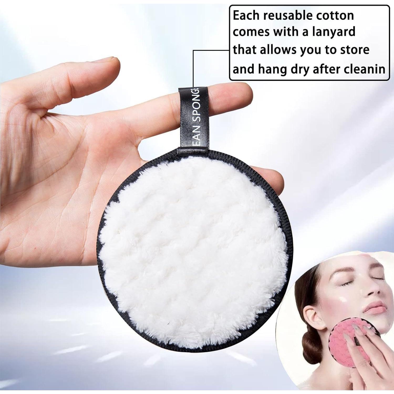 Discos Desmaquillantes Reutilizables Guiyal - 4 Rondas Microfibra 11.5 cm