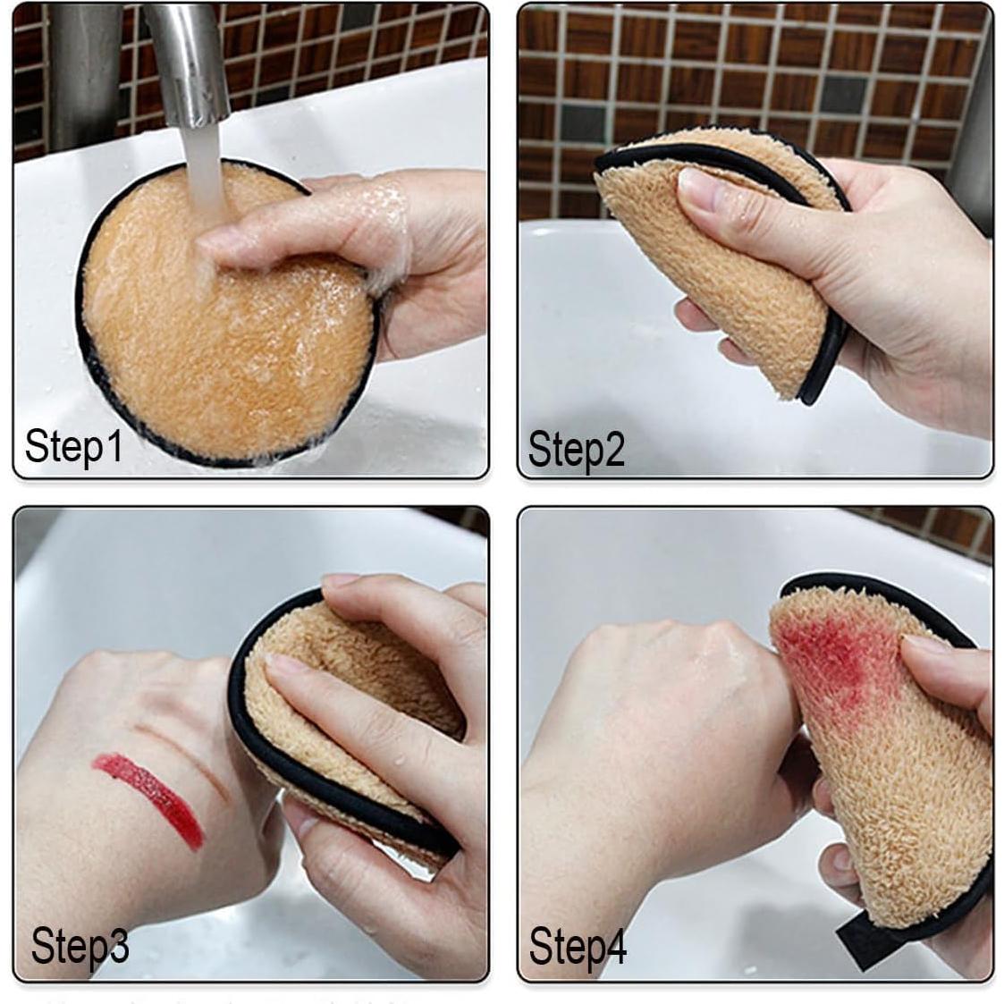 Discos Desmaquillantes Reutilizables Frymmx - 4 Piezas 12 cm