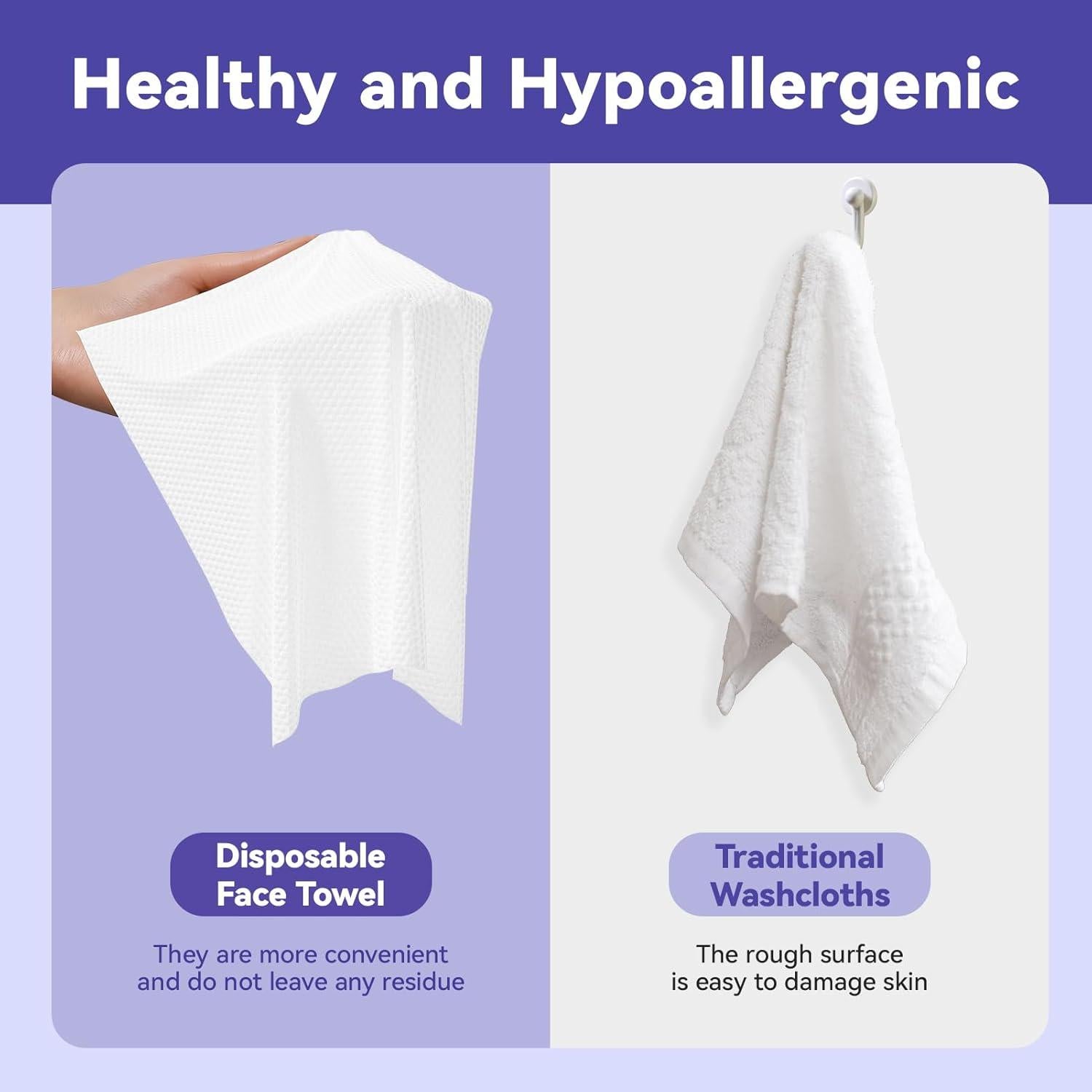 Toallas Faciales Desechables Jolly Care 19.8 cm 80 Unidades