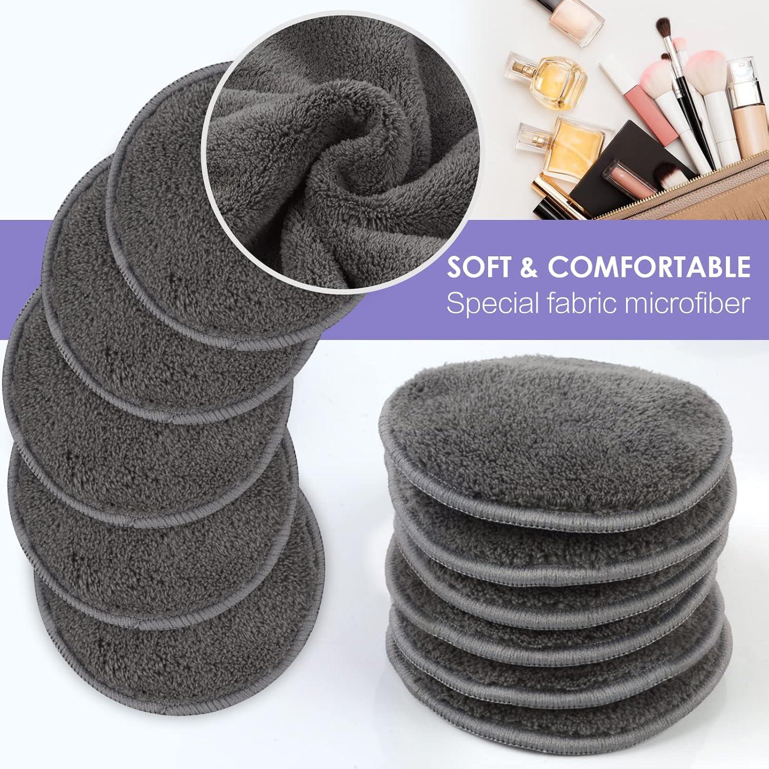 Almohadillas Reutilizables para Quitar Maquillaje SUNLAND 16 Pzas 8cm