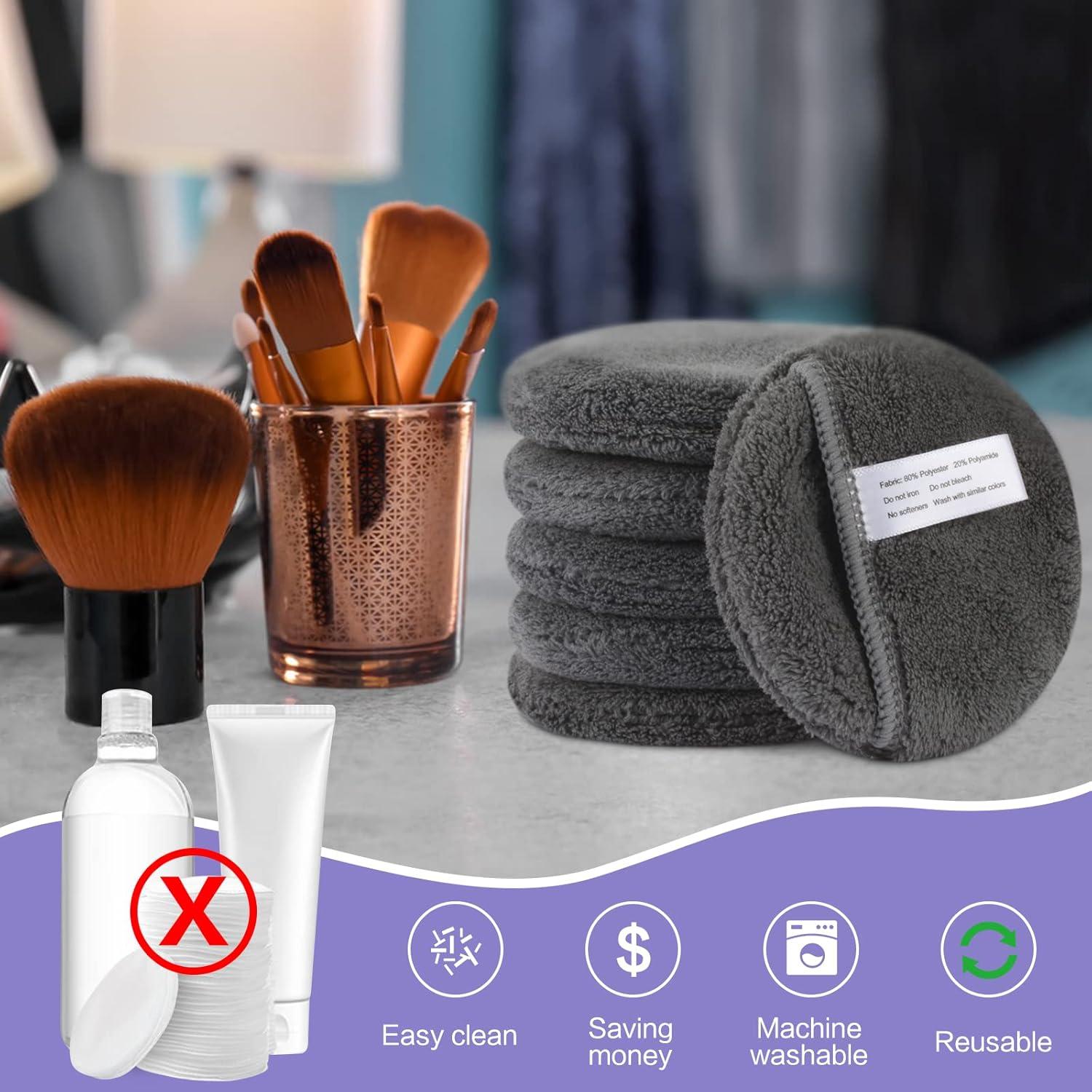 SUNLAND Almohadillas Reutilizables para Quitar Maquillaje 2 Pzs