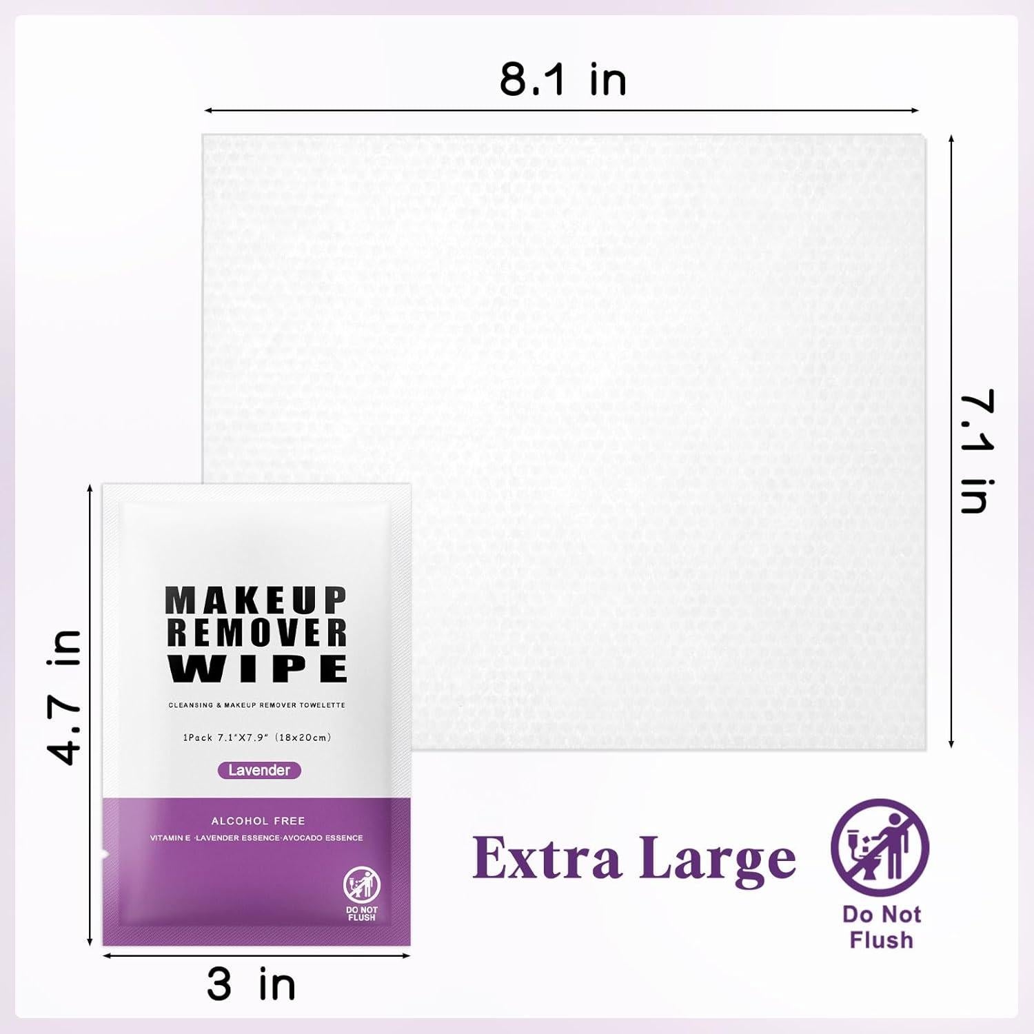 Toallitas Desmaquillantes Gisdo 200 Piezas Aroma Lavanda