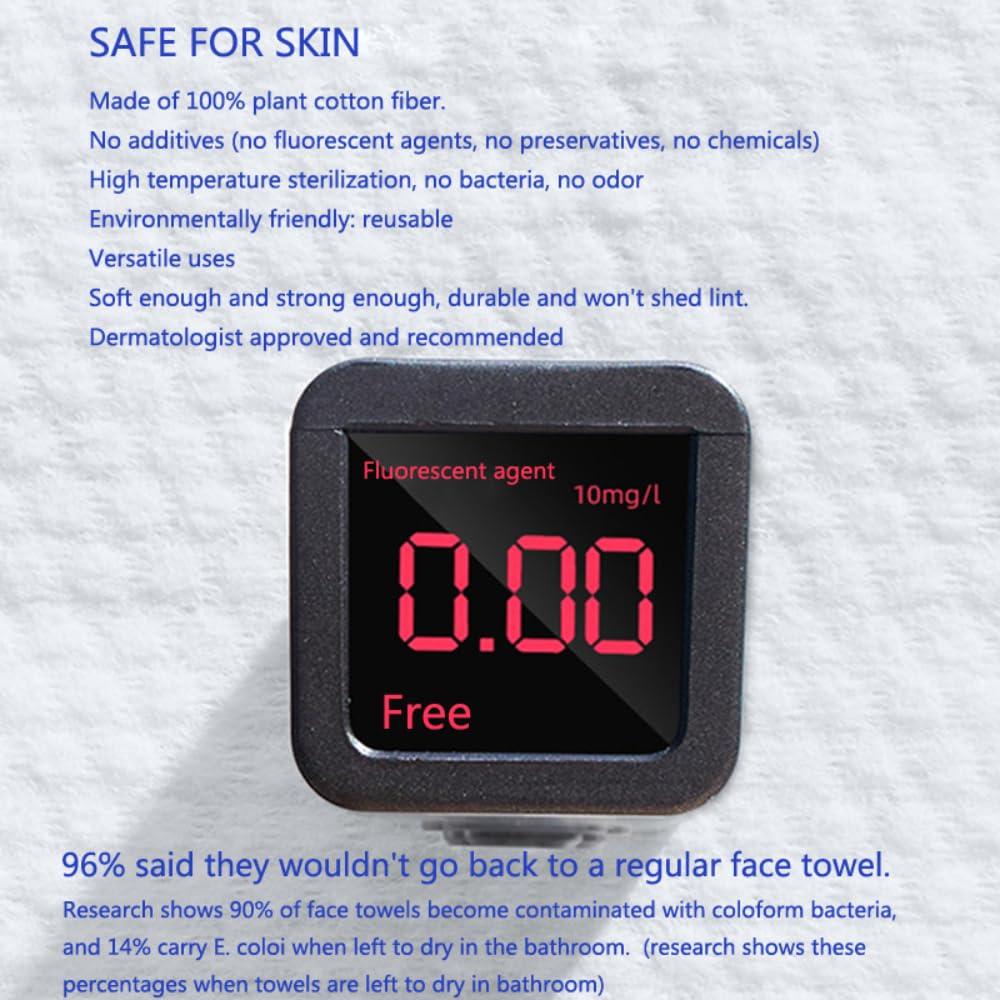 Toallas Faciales Desechables ClosJery 100% Algodón 70 ct x2