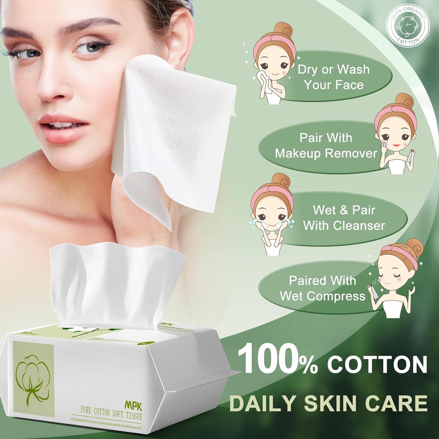 Toallas Desechables de Algodón MPK - 492 Unidades Suaves y Gruesas