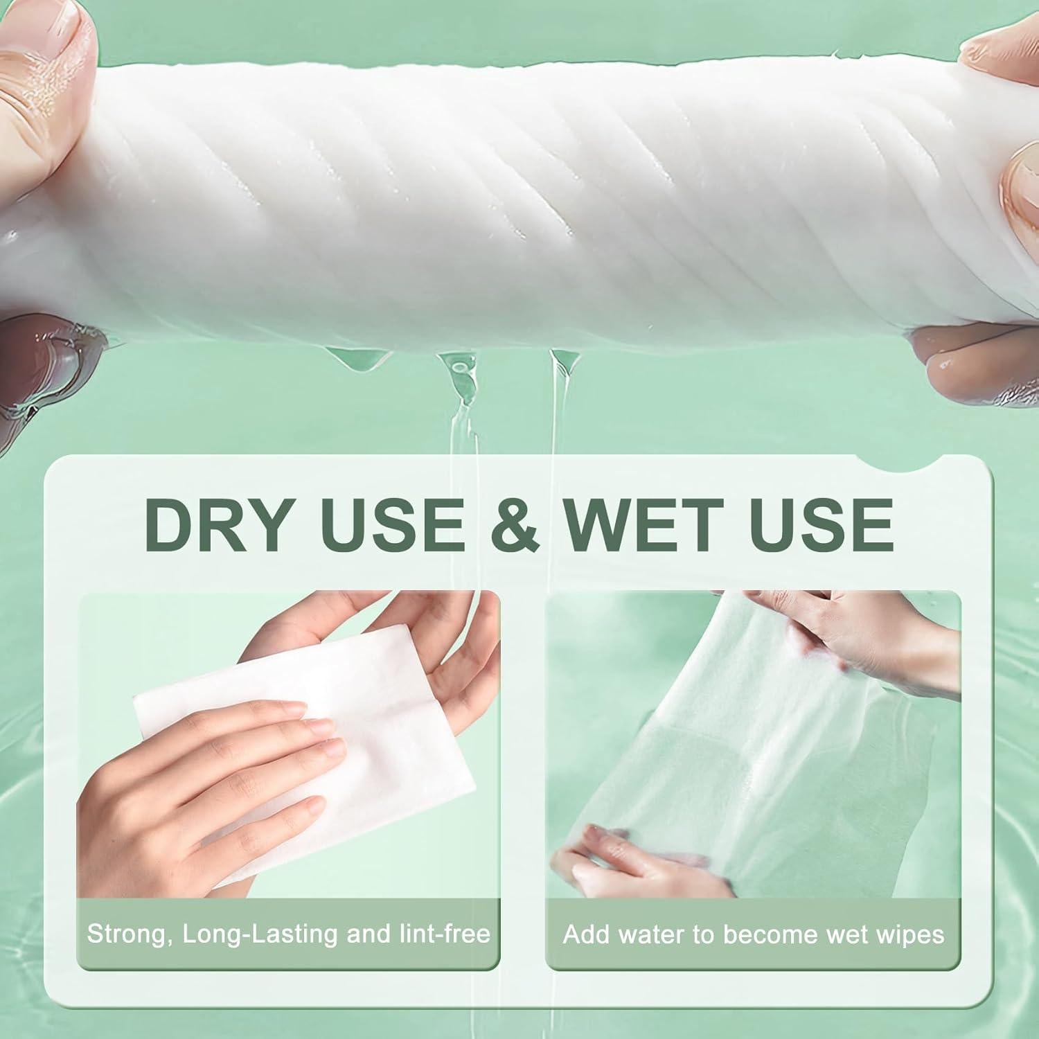 Toallas Desechables de Algodón MPK - 492 Unidades Suaves y Gruesas