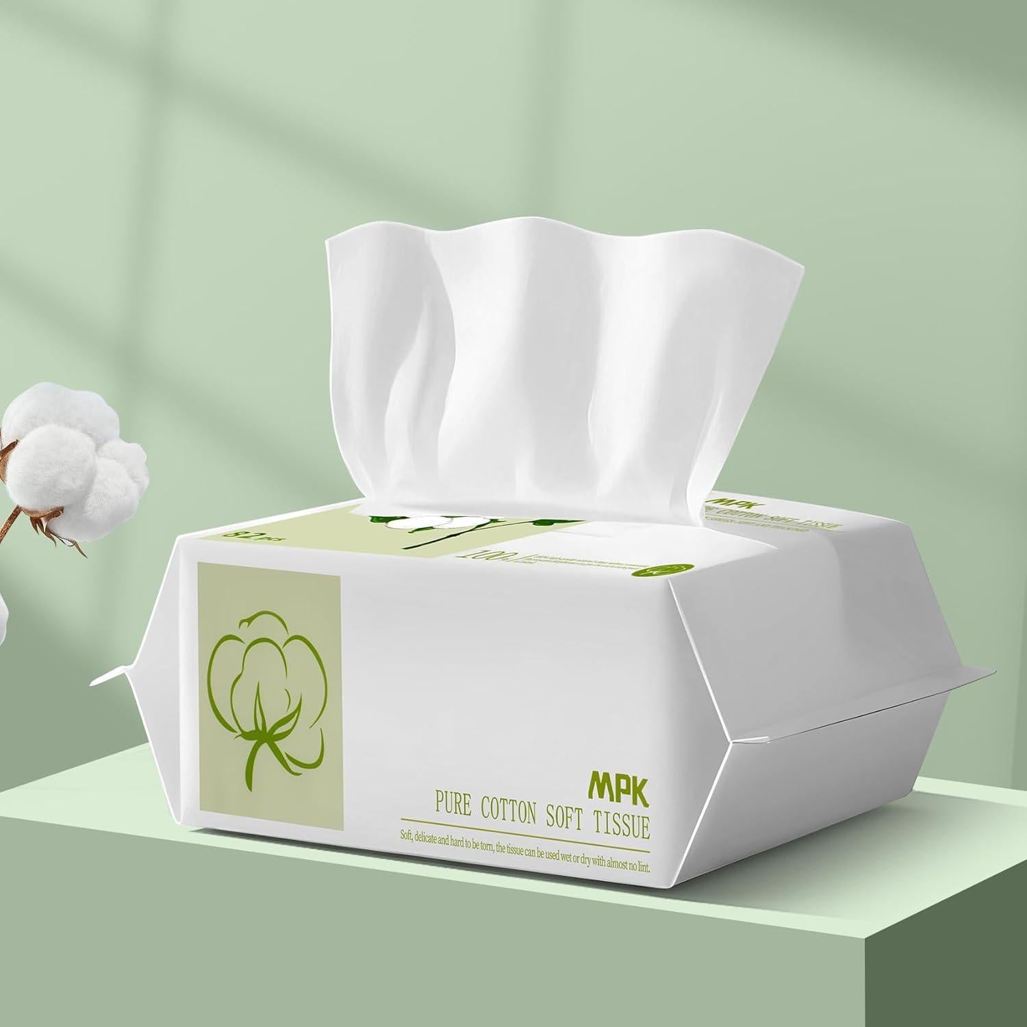 Toallas Desechables de Algodón MPK - 492 Unidades Suaves y Gruesas