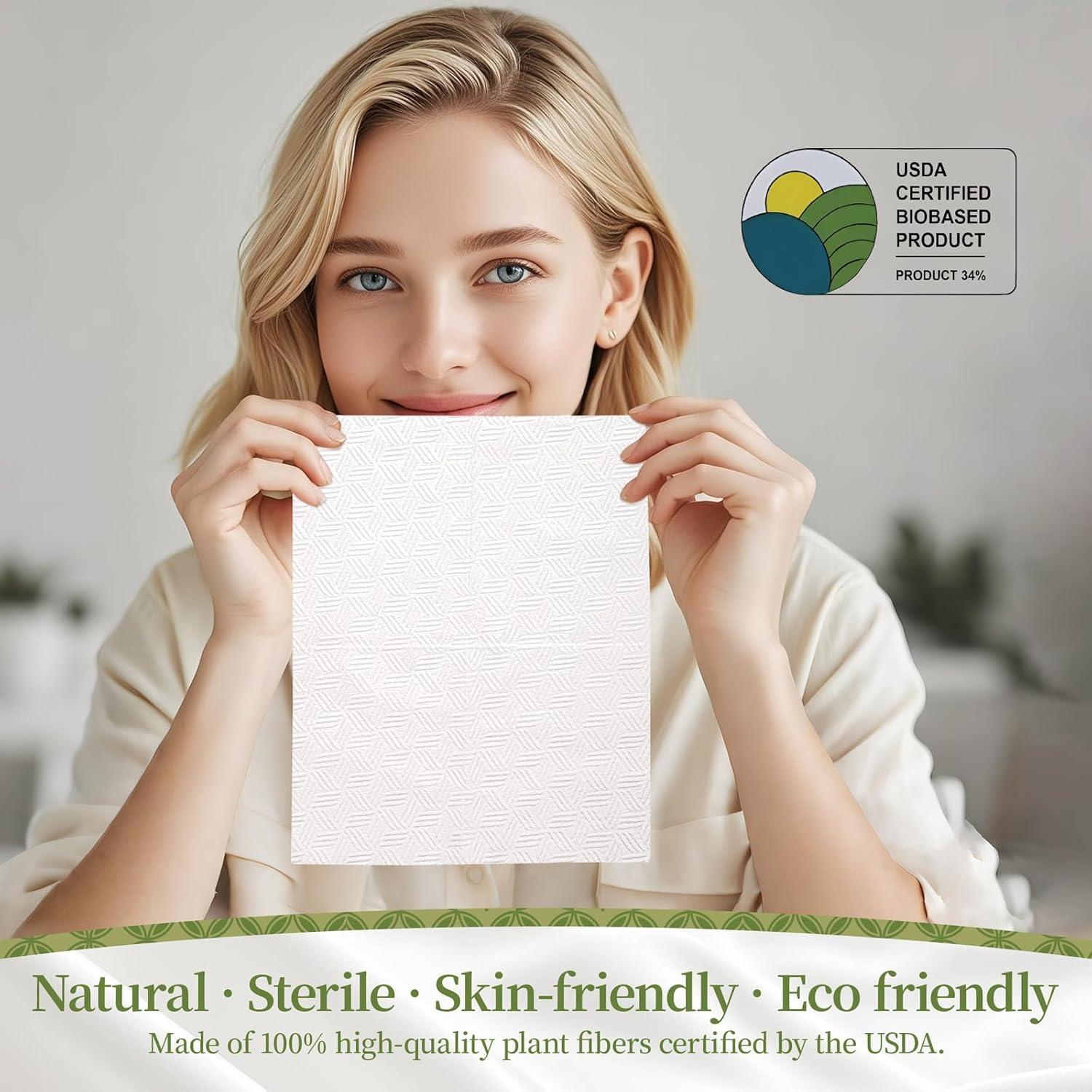 Toallas Faciales Desechables Makeup Mastery 50 Unidades 25.4x30.5cm