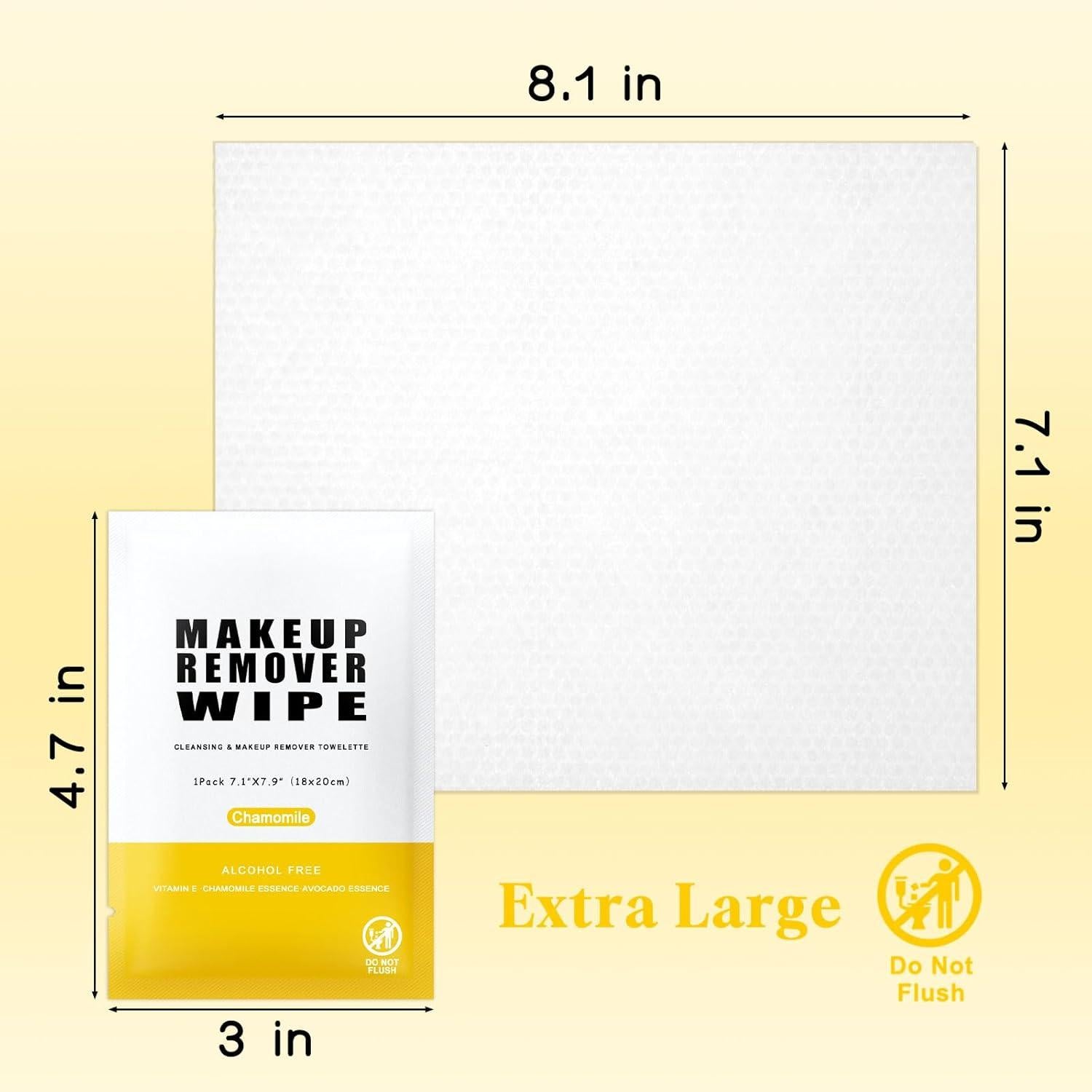 Toallitas Desmaquillantes Gisdo 100 Piezas Aroma Manzanilla