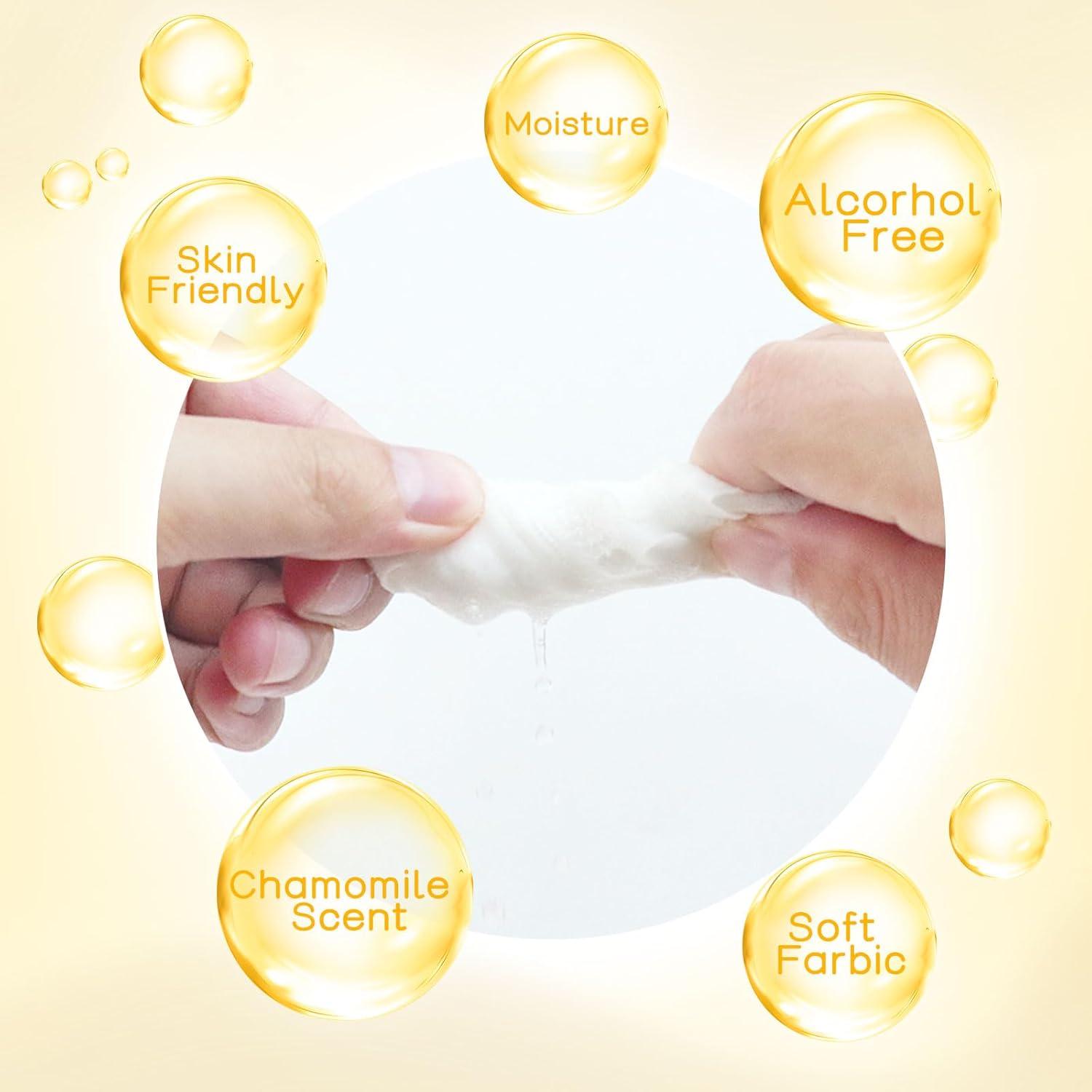 Toallitas Desmaquillantes Gisdo 100 Piezas Aroma Manzanilla