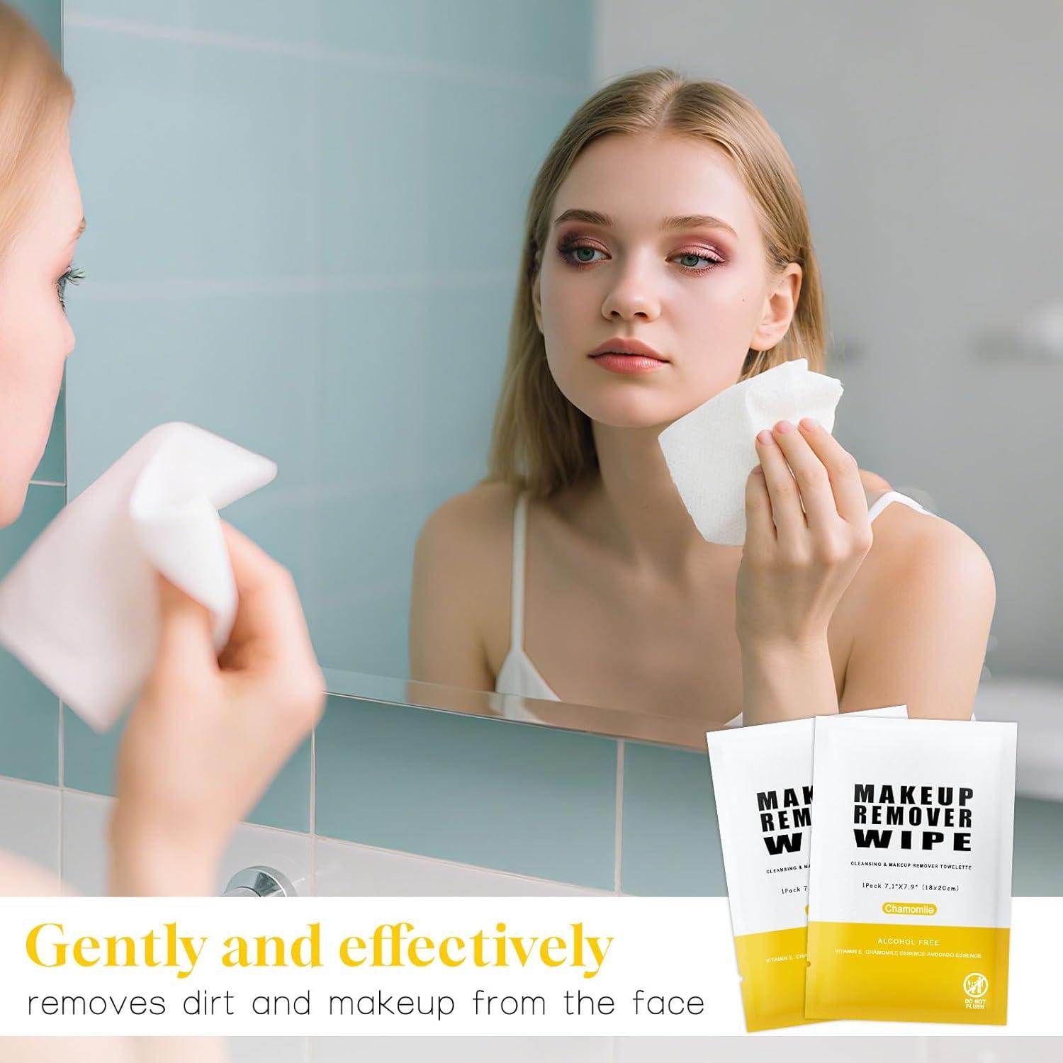 Toallitas Desmaquillantes Gisdo 100 Piezas Aroma Manzanilla