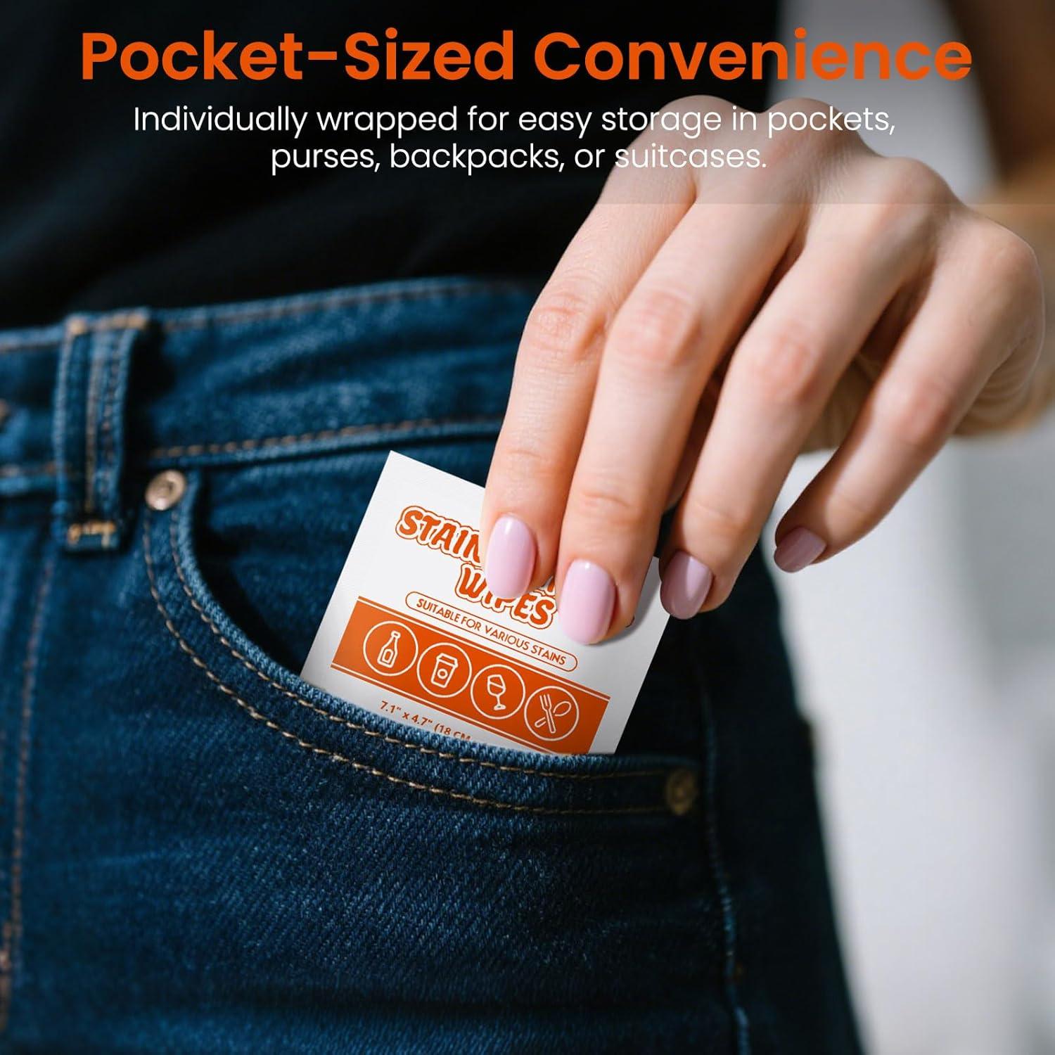 Toallitas Quitamanchas Húmedas RSQAZQ 50 Unidades Viaje