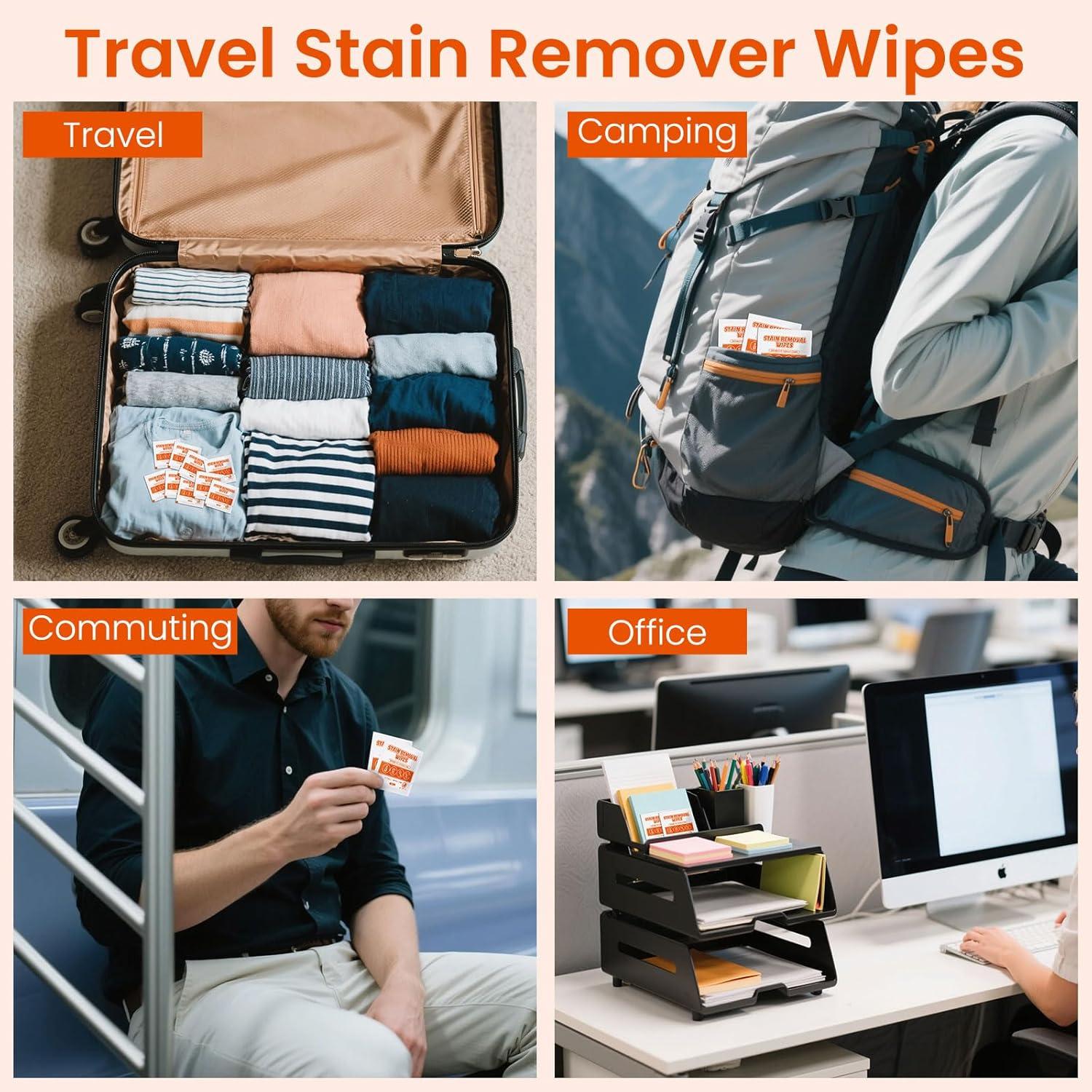 Toallitas Quitamanchas Húmedas RSQAZQ 50 Unidades Viaje