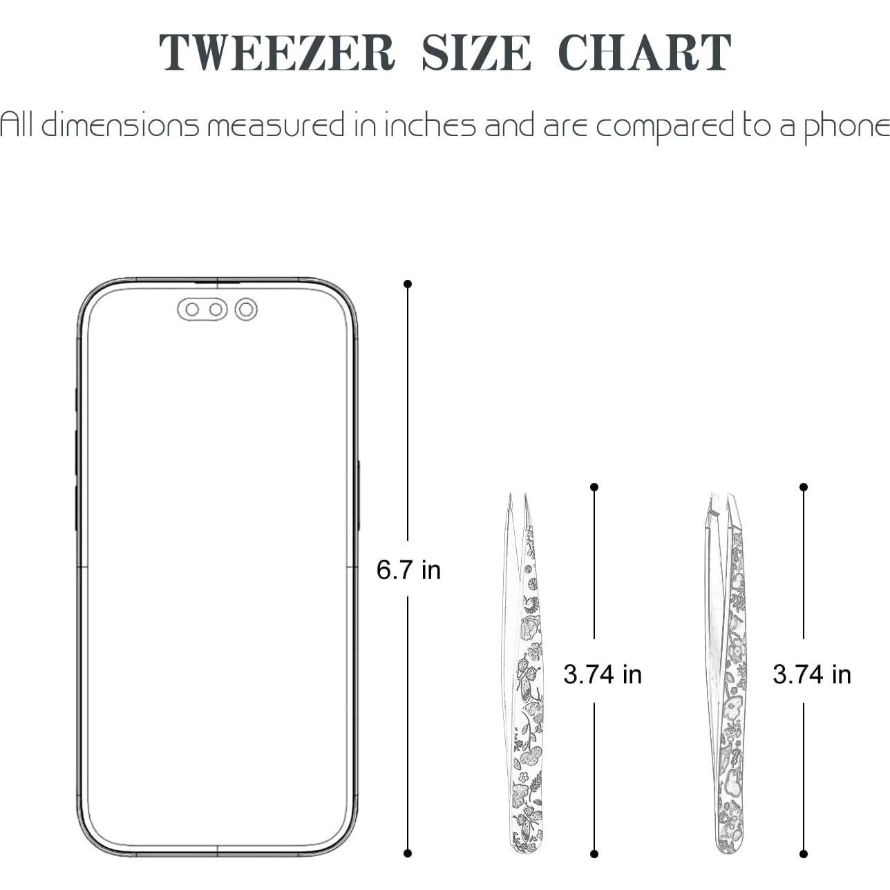 Juego de Pinzas de Precisión CUT IT - Acero Inoxidable 420