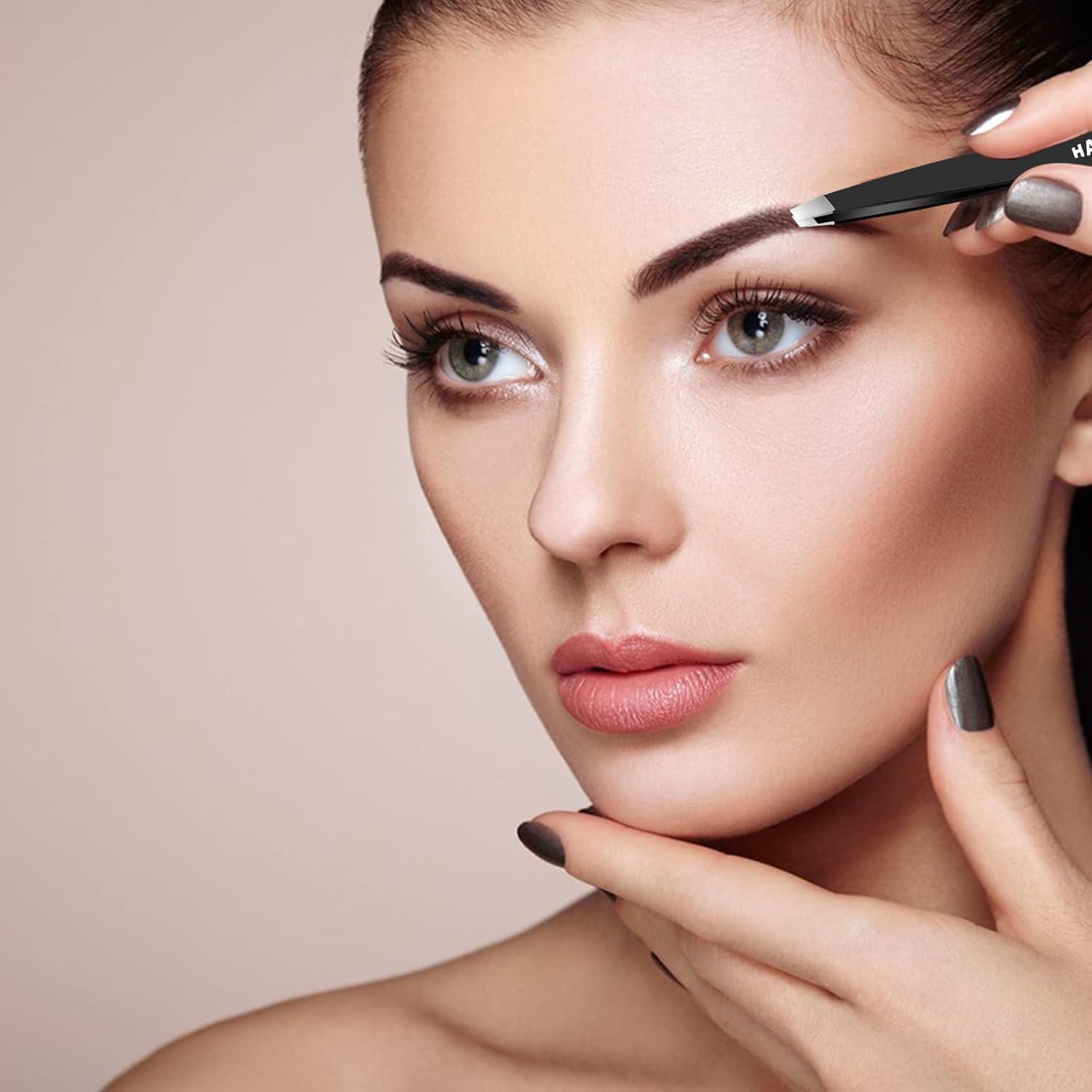 Juego de Pinzas Profesionales Haiidoak Acero Inoxidable 3 en 1