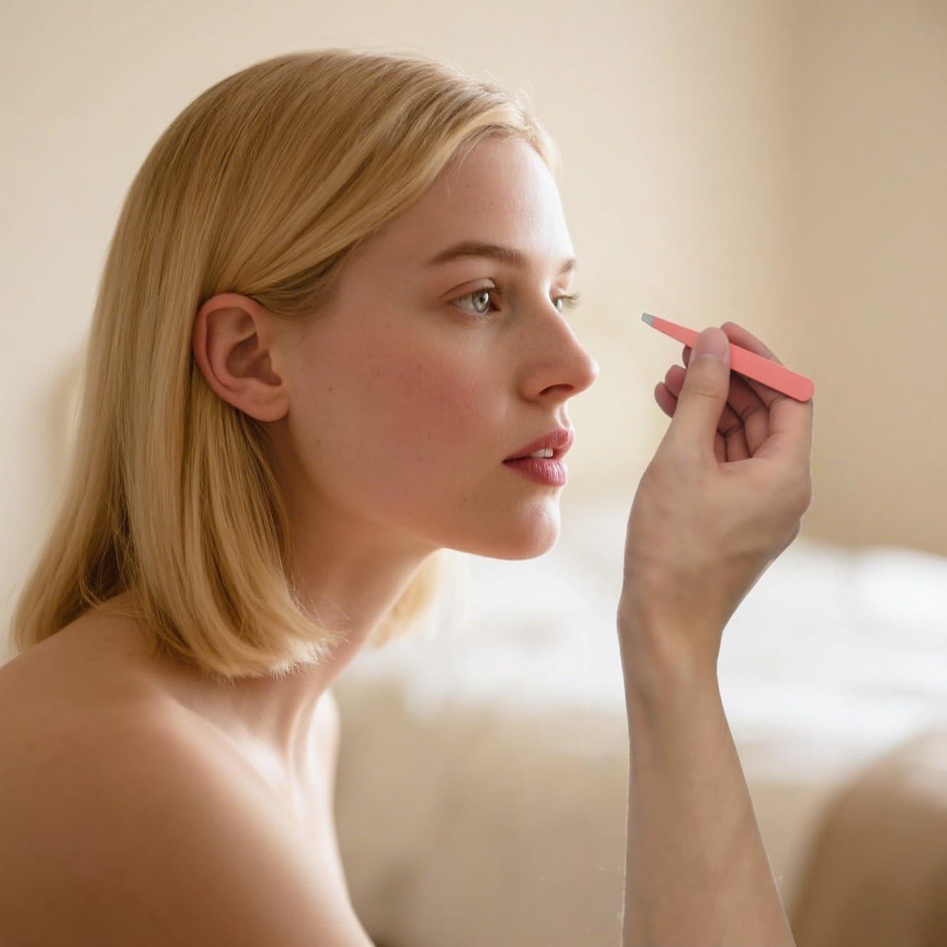 Juego de Pinzas 4 en 1 Genérico Rosa - Acero Inoxidable