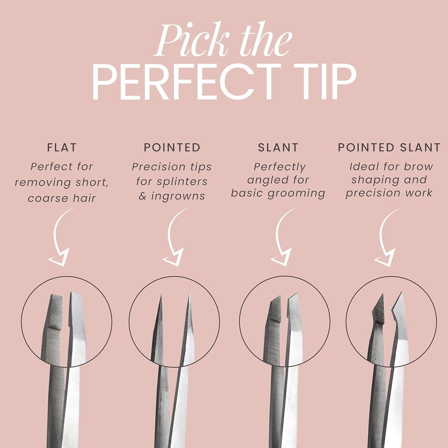 Juego de Pinzas de Precisión TWEEZER GURU - 4 Piezas