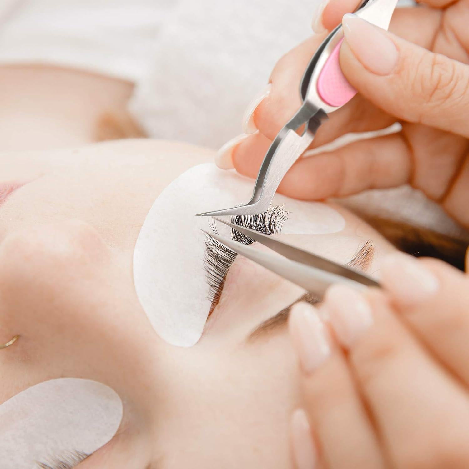 Pinzas de Precisión Curvadas Honoson 3 Piezas Acero Inoxidable