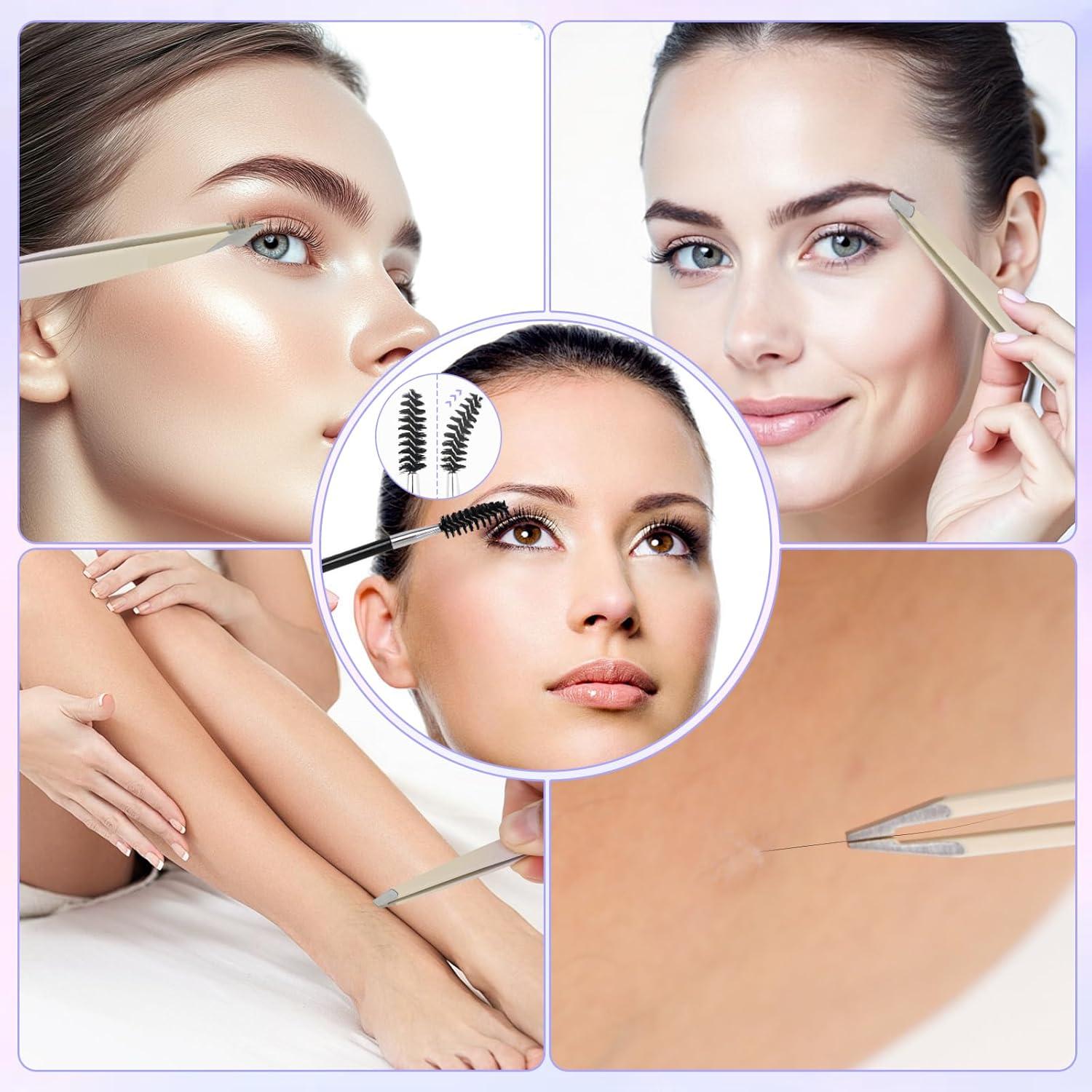 Juego de 6 Pinzas de Belleza ODELY con Estuche de Viaje