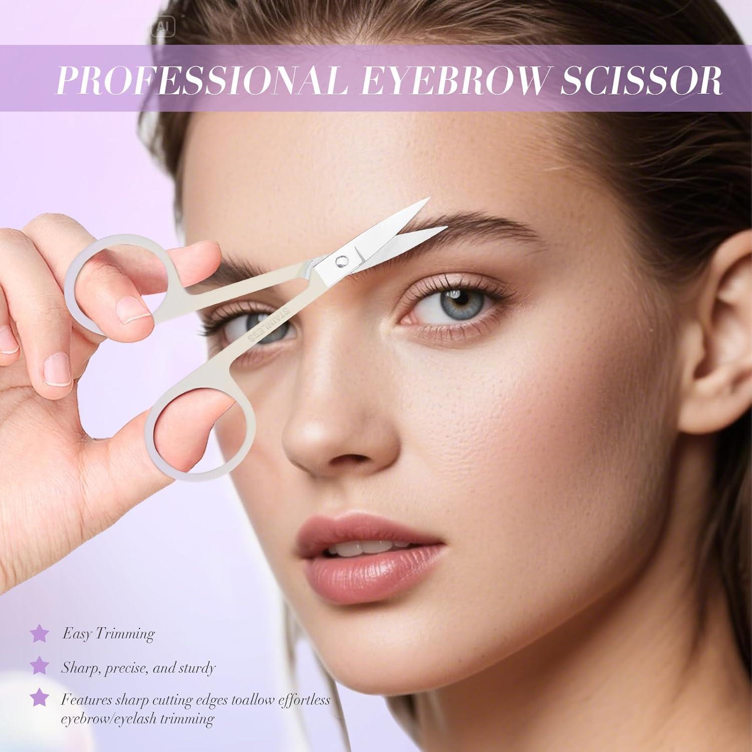 Juego de 6 Pinzas de Belleza ODELY con Estuche de Viaje