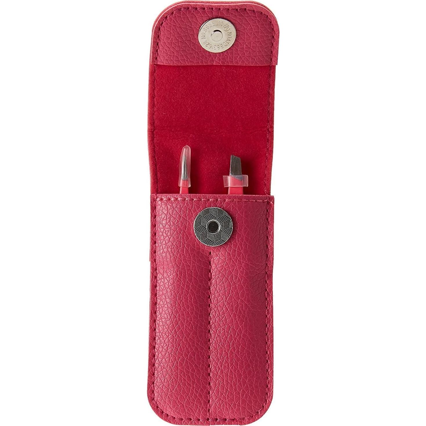 Pinzas de Precisión FEITA Rosa - Acero Inoxidable - 2 Piezas