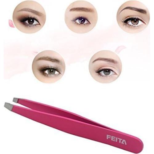 Pinzas de Precisión FEITA Rosa - Acero Inoxidable - 2 Piezas