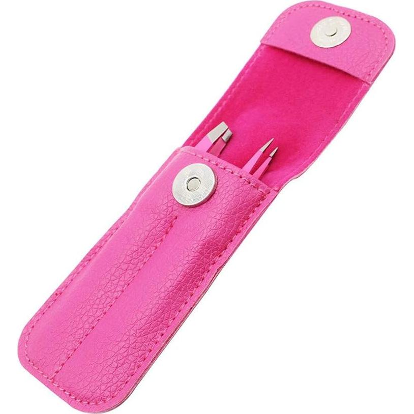 Pinzas de Precisión FEITA Rosa - Acero Inoxidable - 2 Piezas