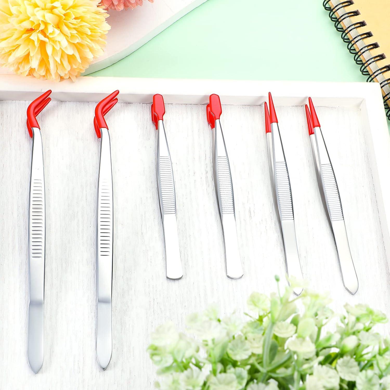 Set de 6 Pinzas de Goma Mixweer para Joyería y Manualidades