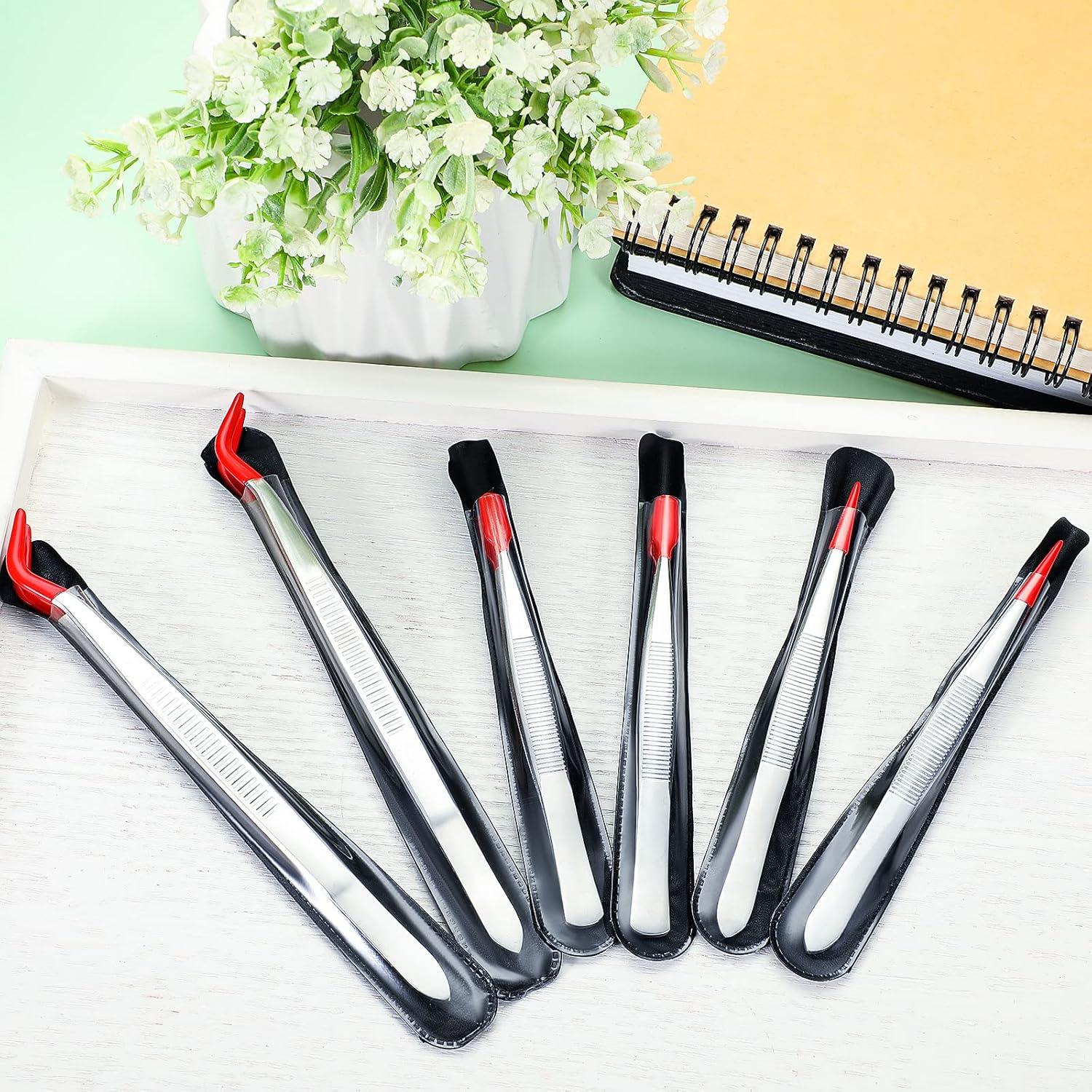 Set de 6 Pinzas de Goma Mixweer para Joyería y Manualidades