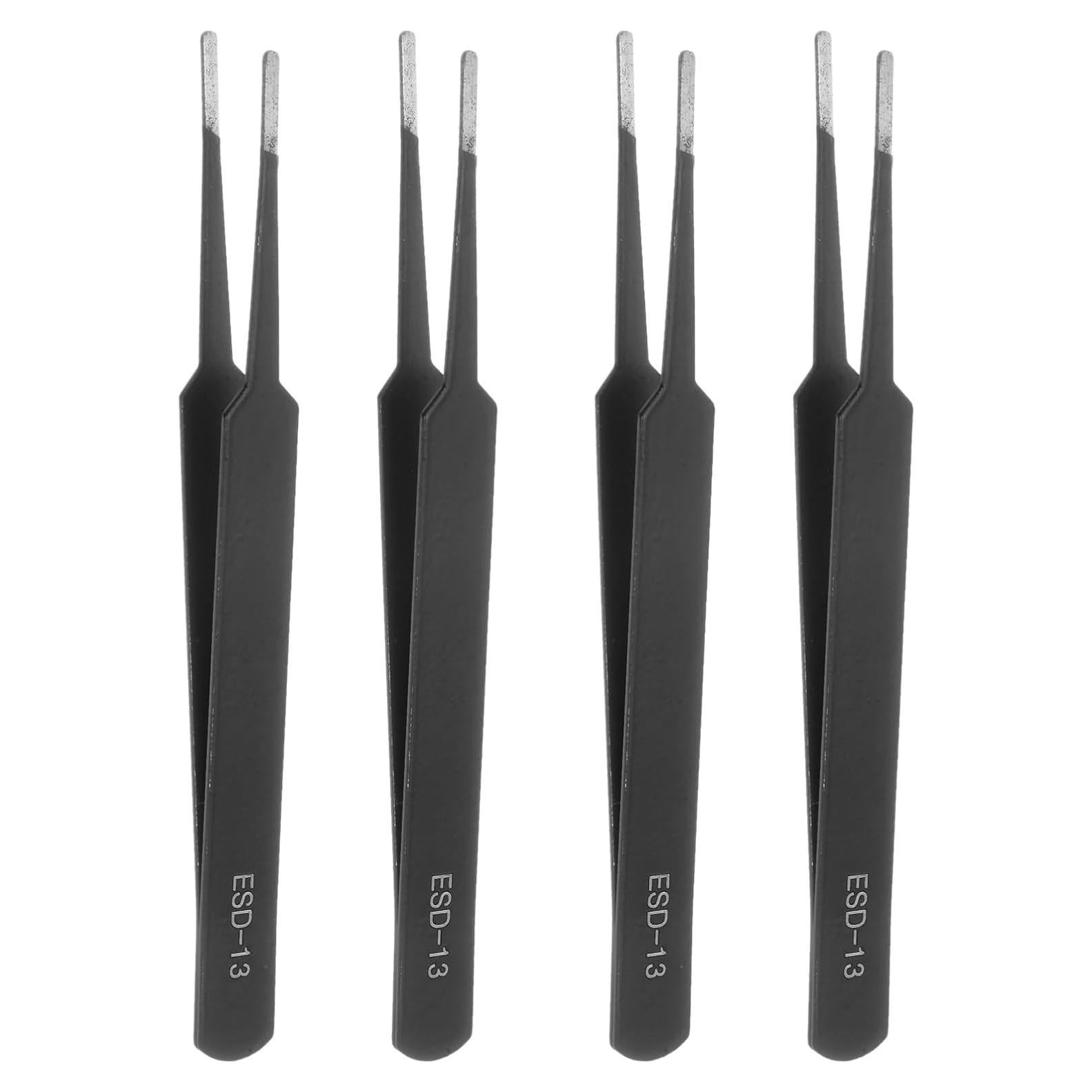 Juego de Pinzas de Precisión HARFINGTON ESD-13 120mm 4 Piezas
