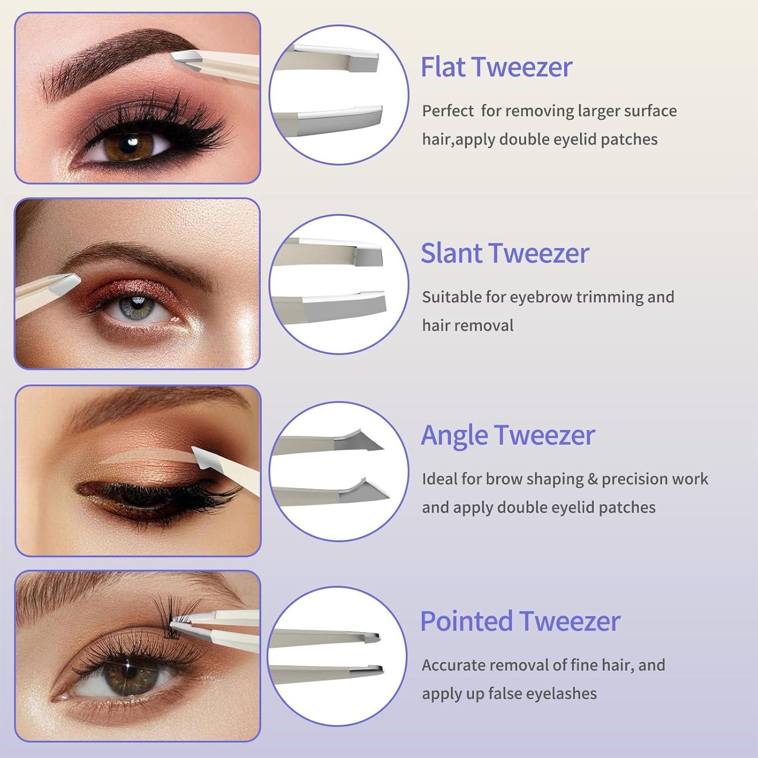 Juego de Manicura 10 en 1 ESSBES Acero Inoxidable Púrpura