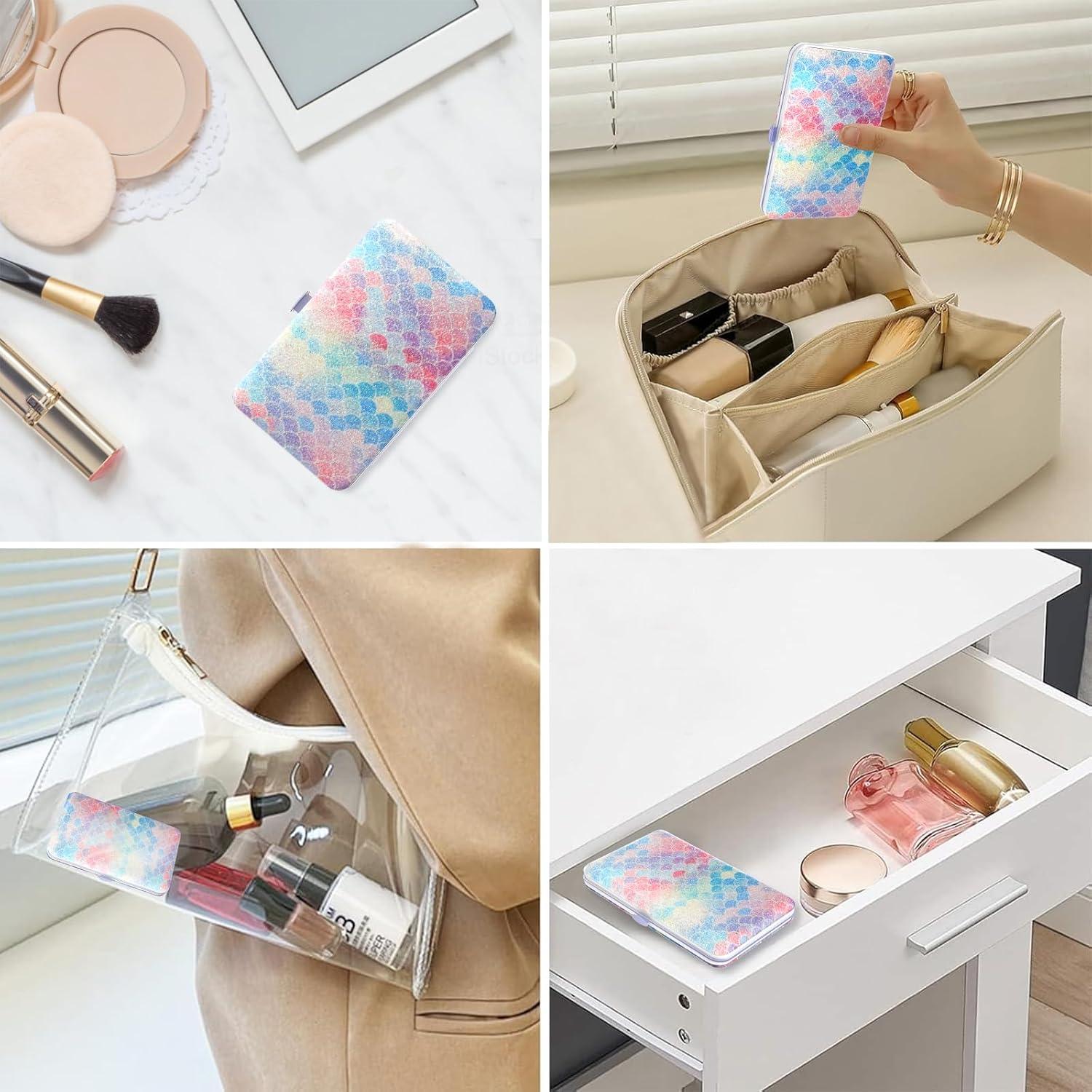 Juego de Manicura 10 en 1 ESSBES Acero Inoxidable Púrpura