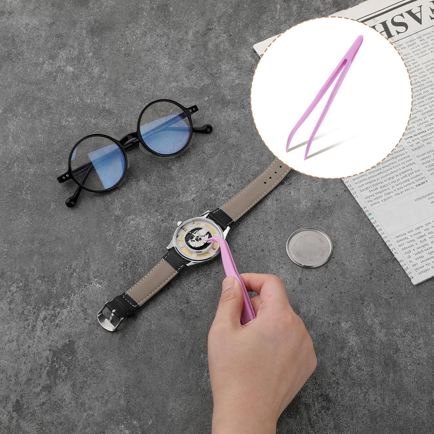 12 Pinzas de Plástico Curvadas 11.5 cm para Manualidades JJUNW