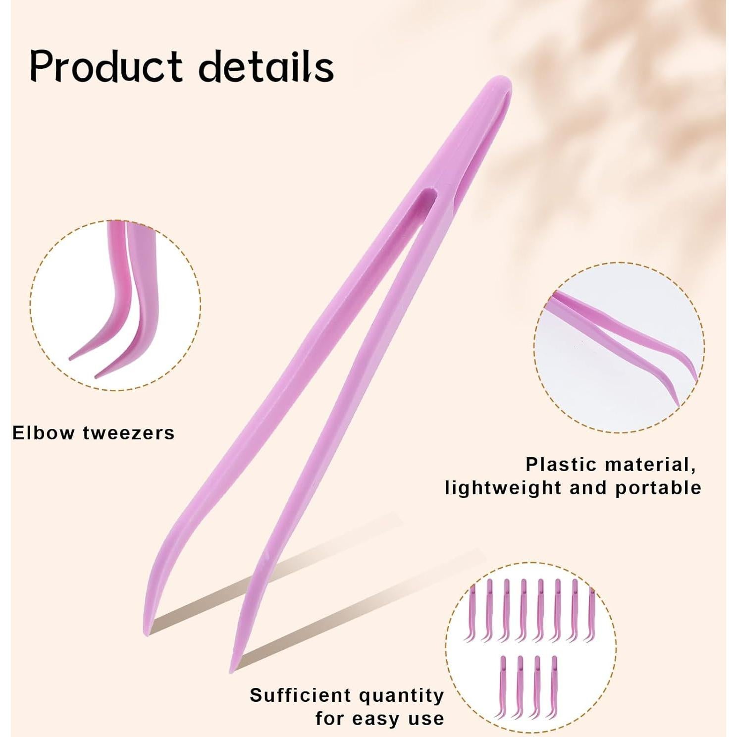 12 Pinzas de Plástico Curvadas 11.5 cm para Manualidades JJUNW