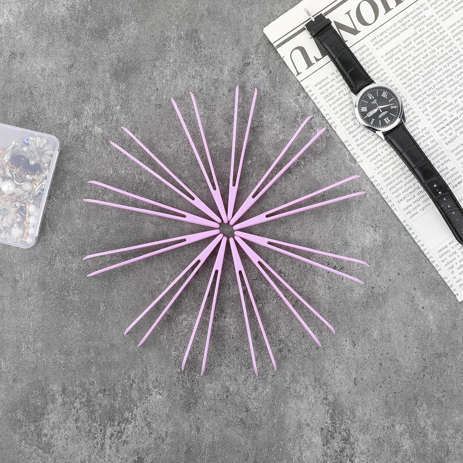 12 Pinzas de Plástico Curvadas 11.5 cm para Manualidades JJUNW