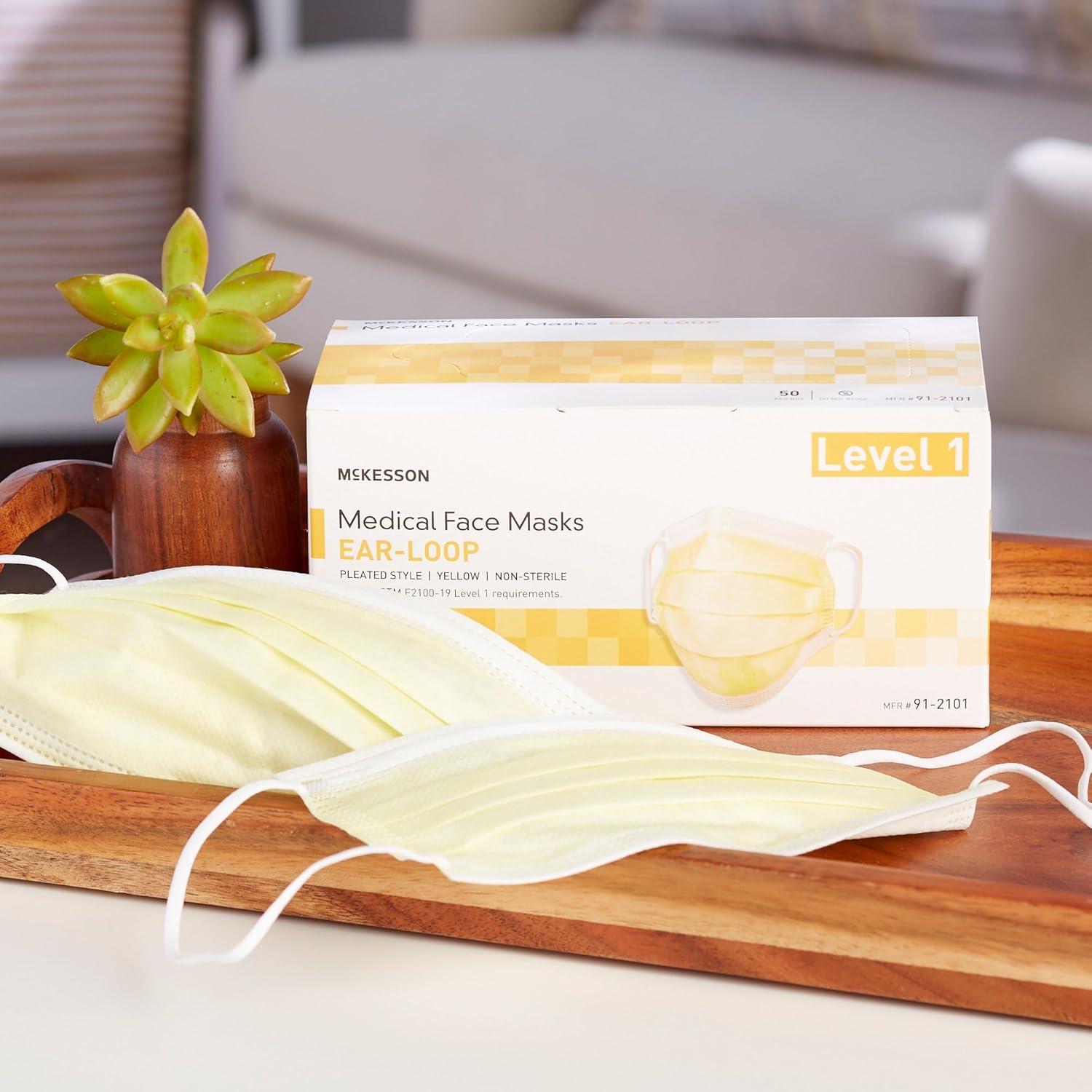 Mascarillas Médicas McKesson Nivel 1, Plisadas, 50 Unidades