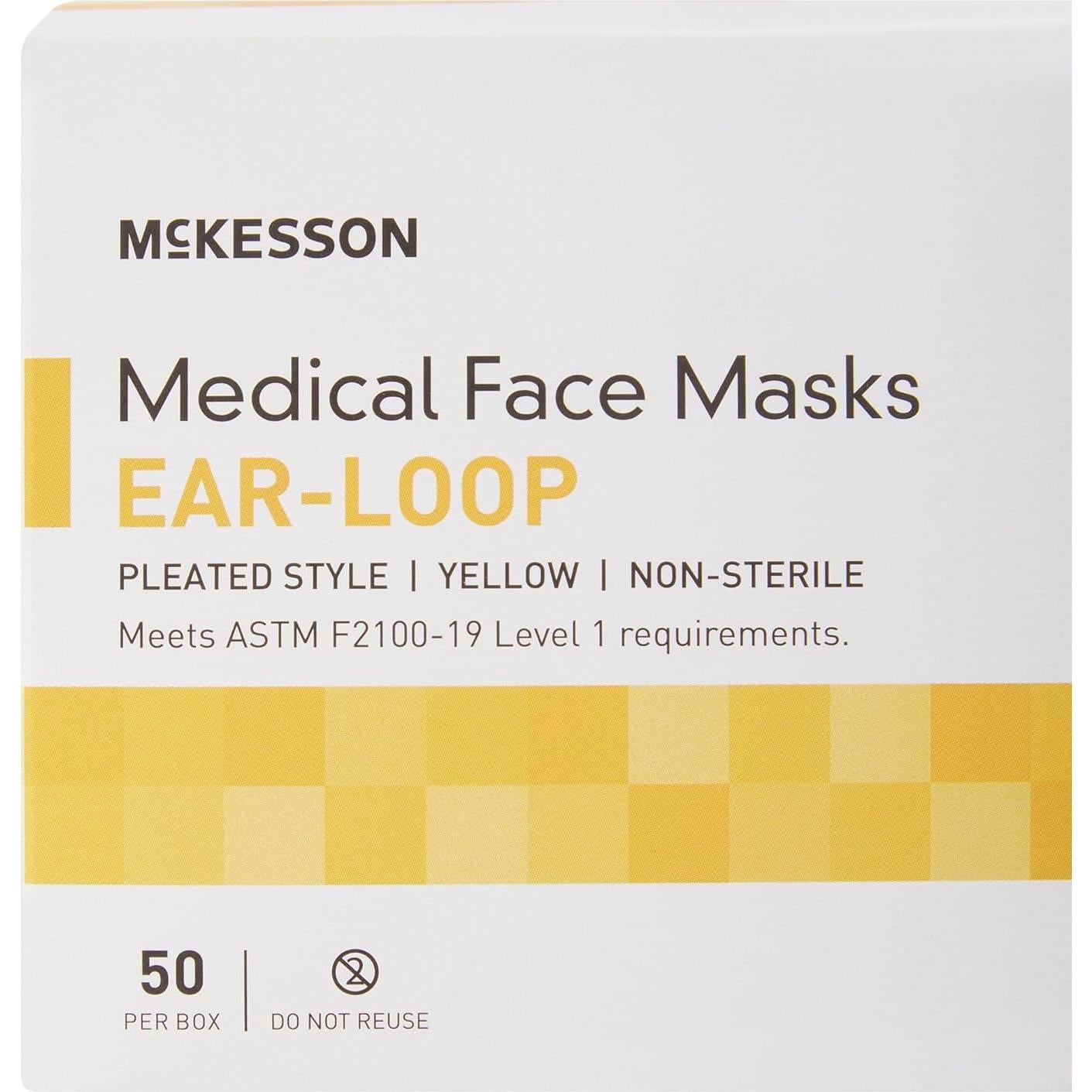 Mascarillas Médicas McKesson Nivel 1, Plisadas, 50 Unidades