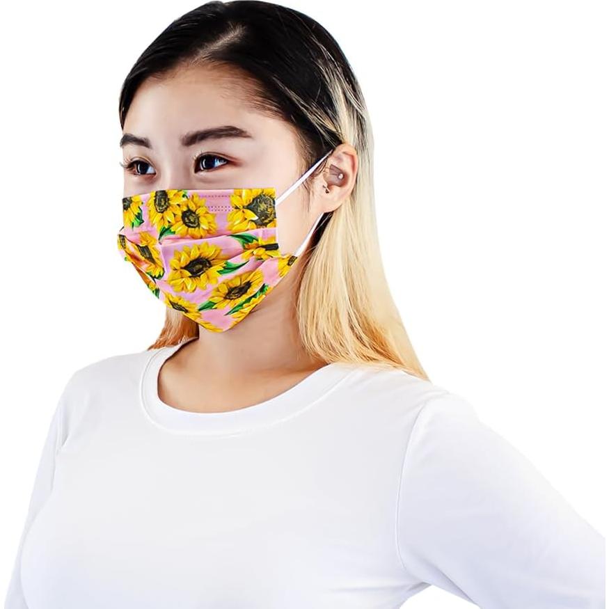 Mascarillas desechables 3 capas Everydayspecial 50 pcs floral
