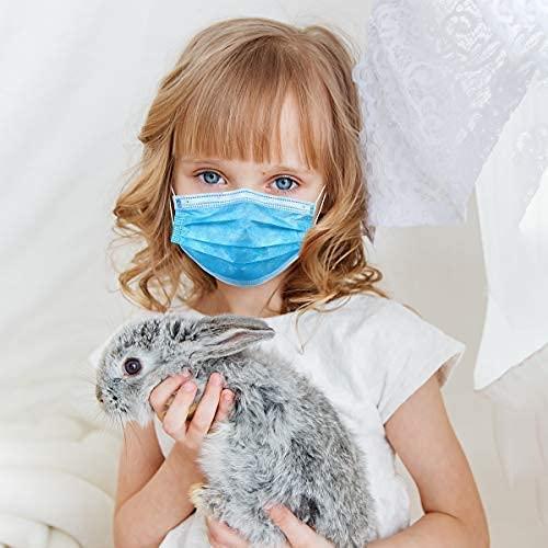 Mascarillas Desechables Wecolor 100 Pcs 3 Capas Azul