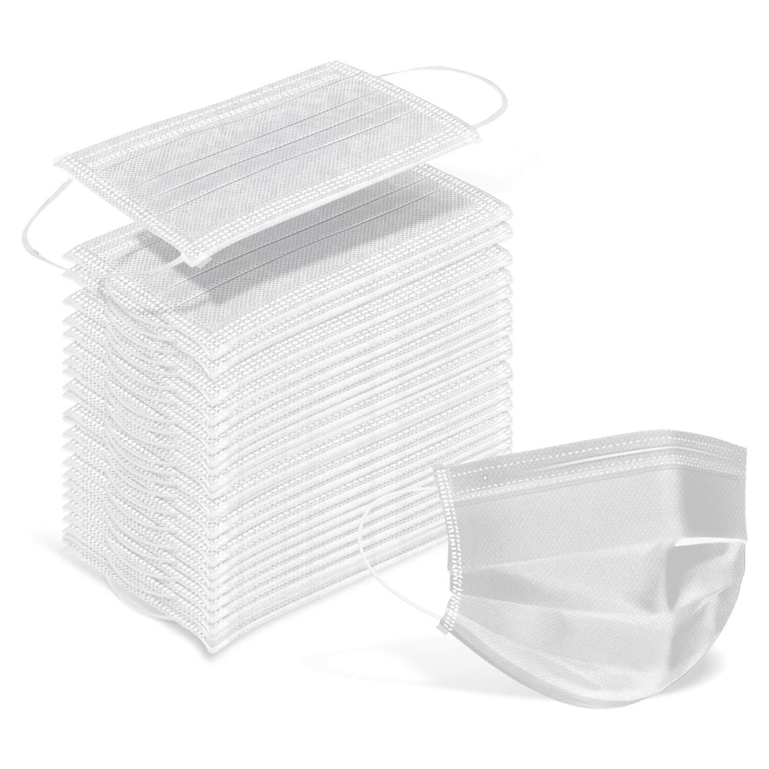 Mascarillas Desechables Wecolor 100 Pcs 3 Capas Blancas