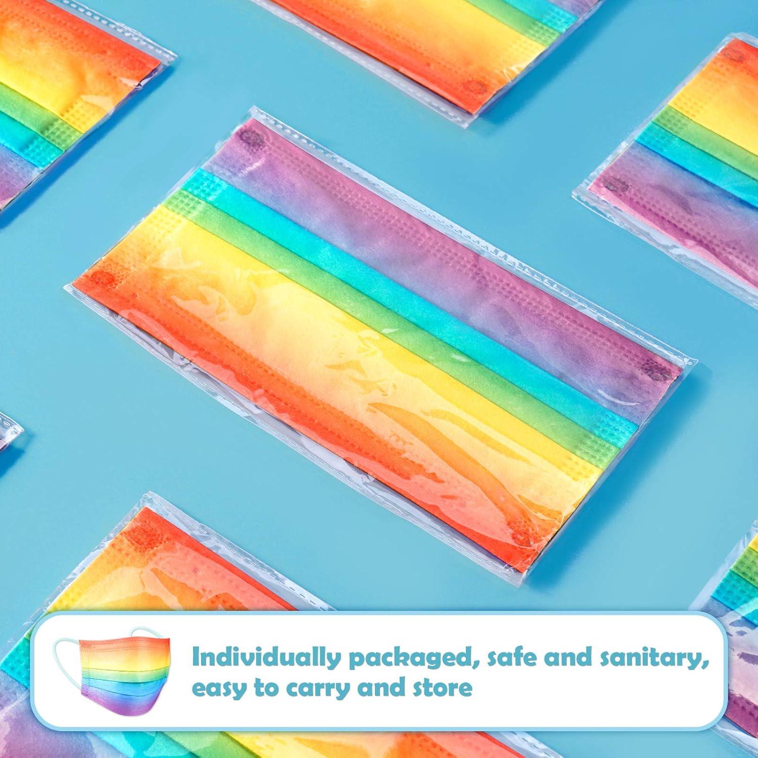 Paquete de 60 Mascarillas Desechables Attom Tech Adulto Arcoíris