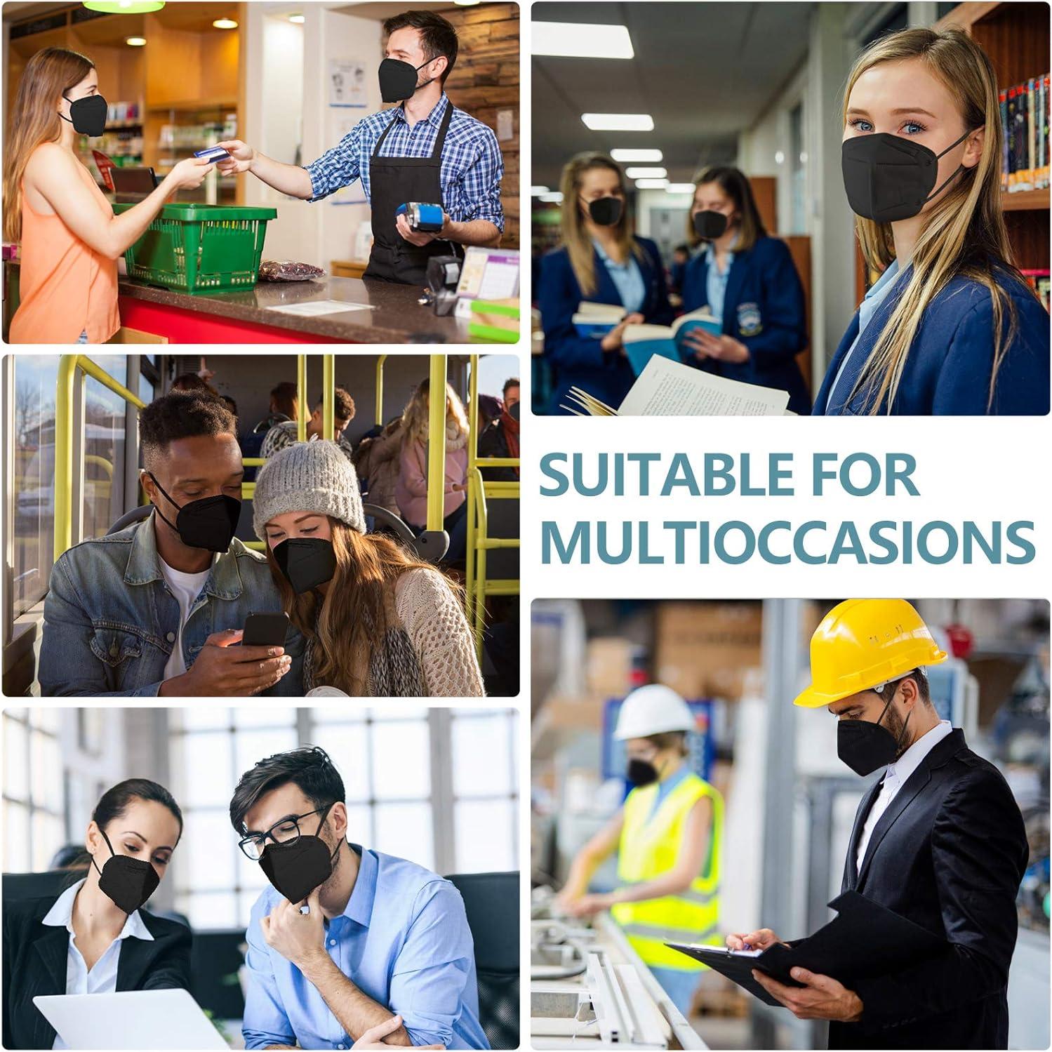 Mascarillas Desechables ChiSip KN95 5 Capas Adultos 20 Unidades