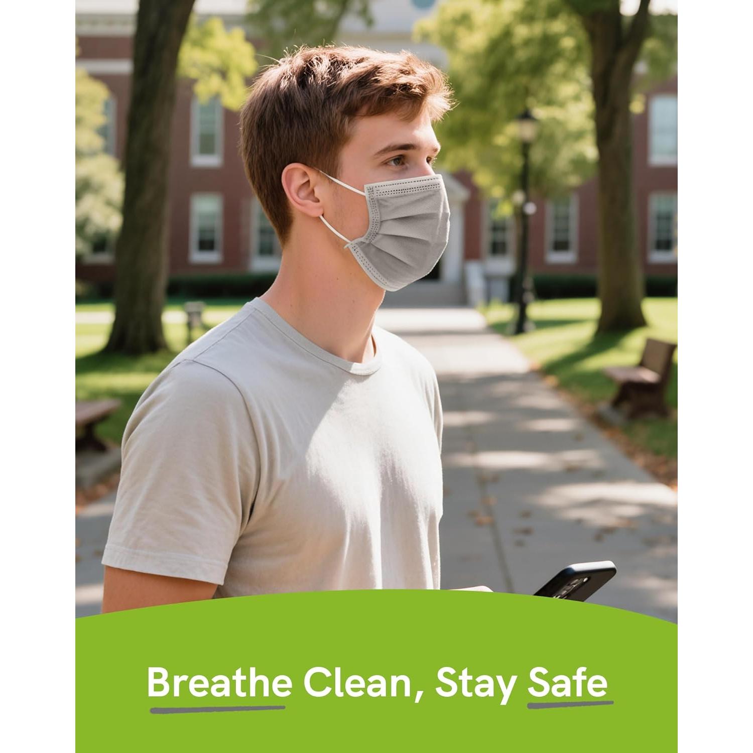 Mascarillas Desechables FriCARE 3 Capas Grado Médico 50 Unidades