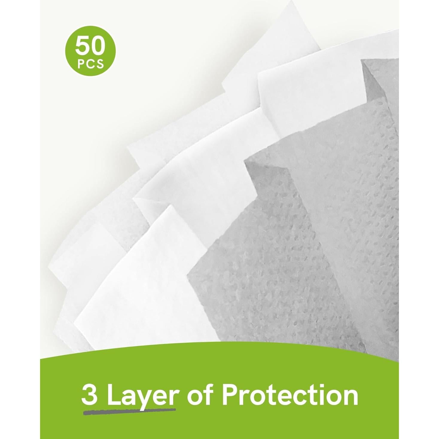 Mascarillas Desechables FriCARE 3 Capas Grado Médico 50 Unidades