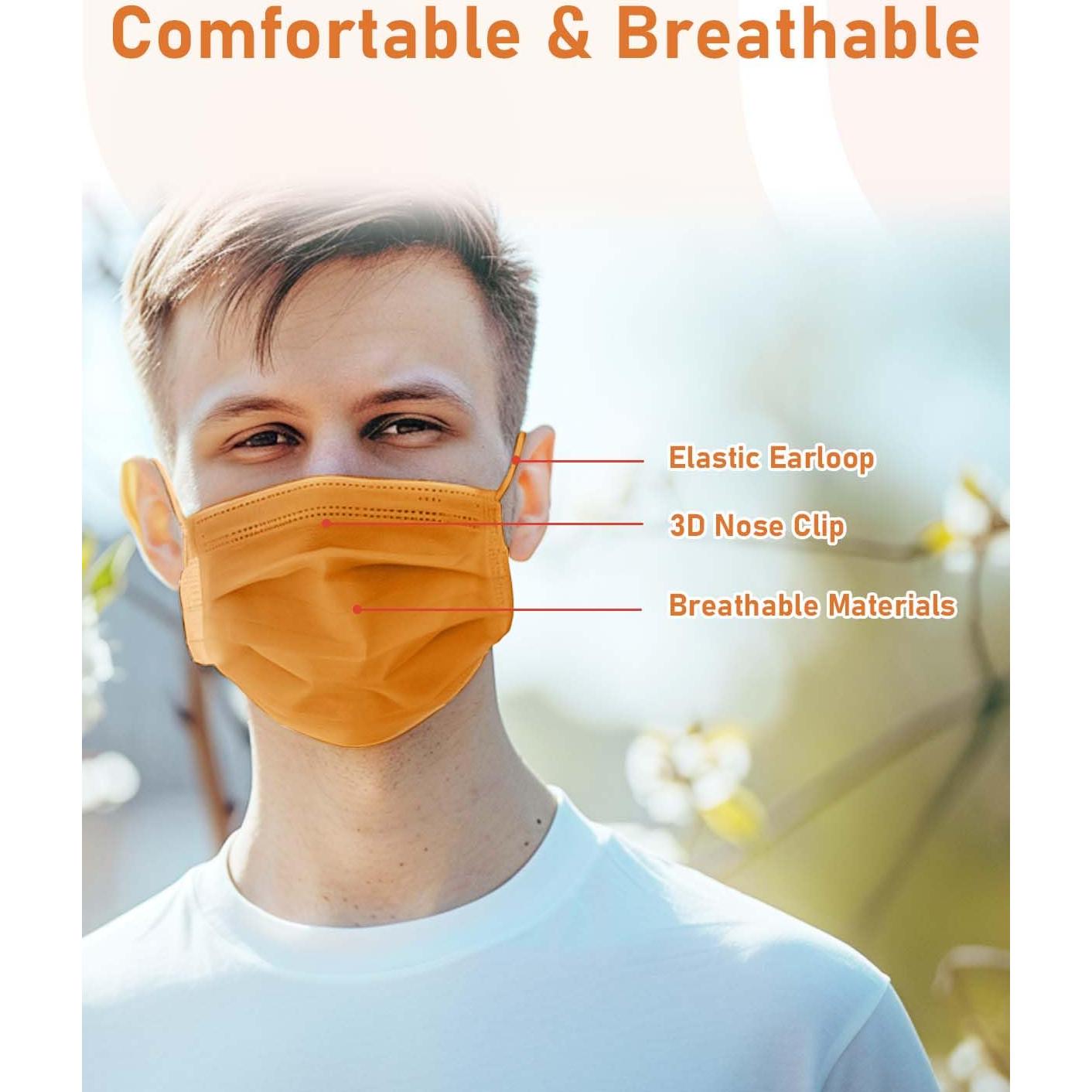 Mascarillas Desechables TeNice 100 Unidades 4 Capas Grado Médico