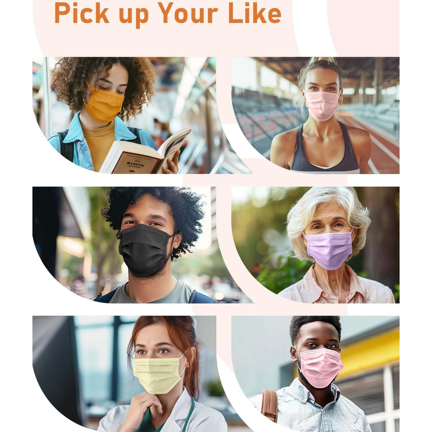 Mascarillas Desechables TeNice 100 Unidades 4 Capas Grado Médico