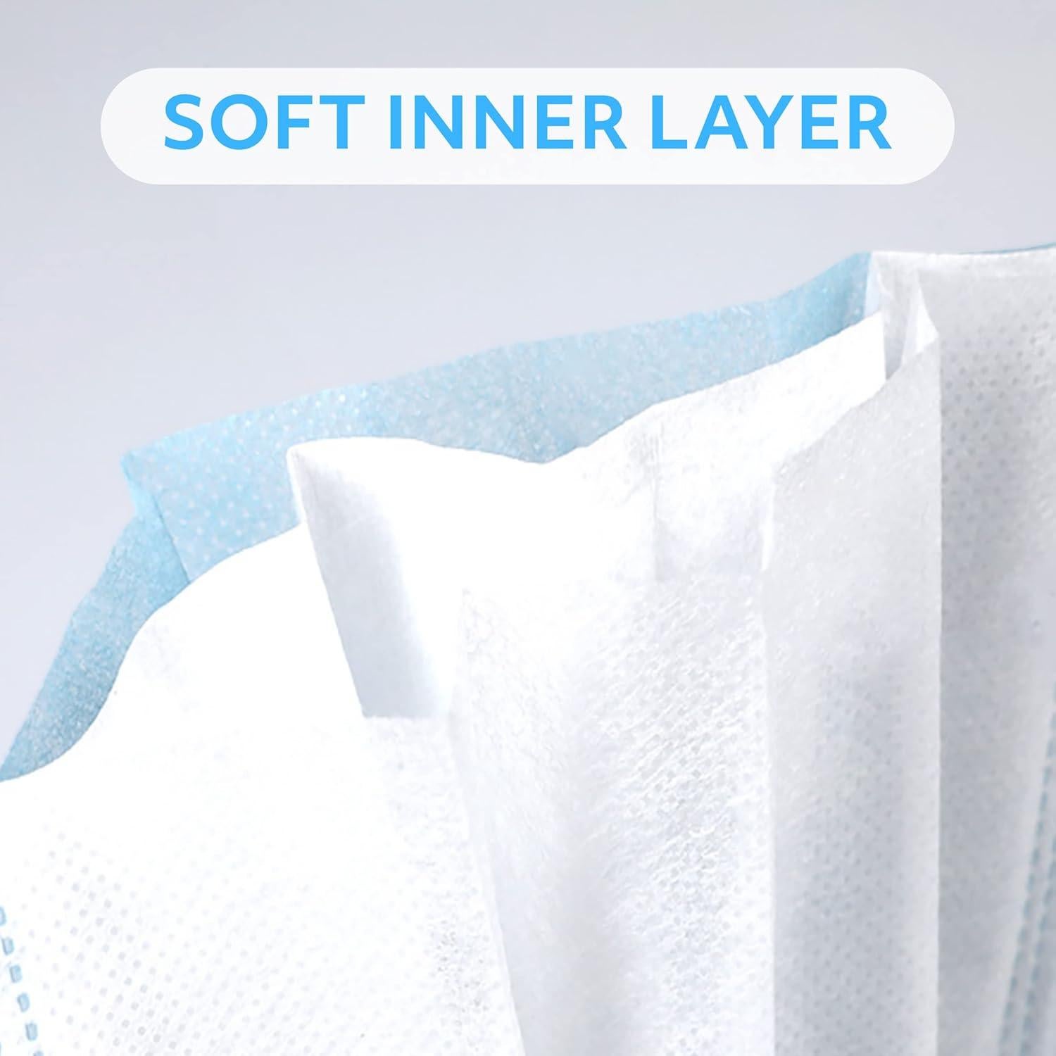 Mascarillas Faciales Desechables MAGICARE para Niños - 50 Piezas, 3 Capas, Azul