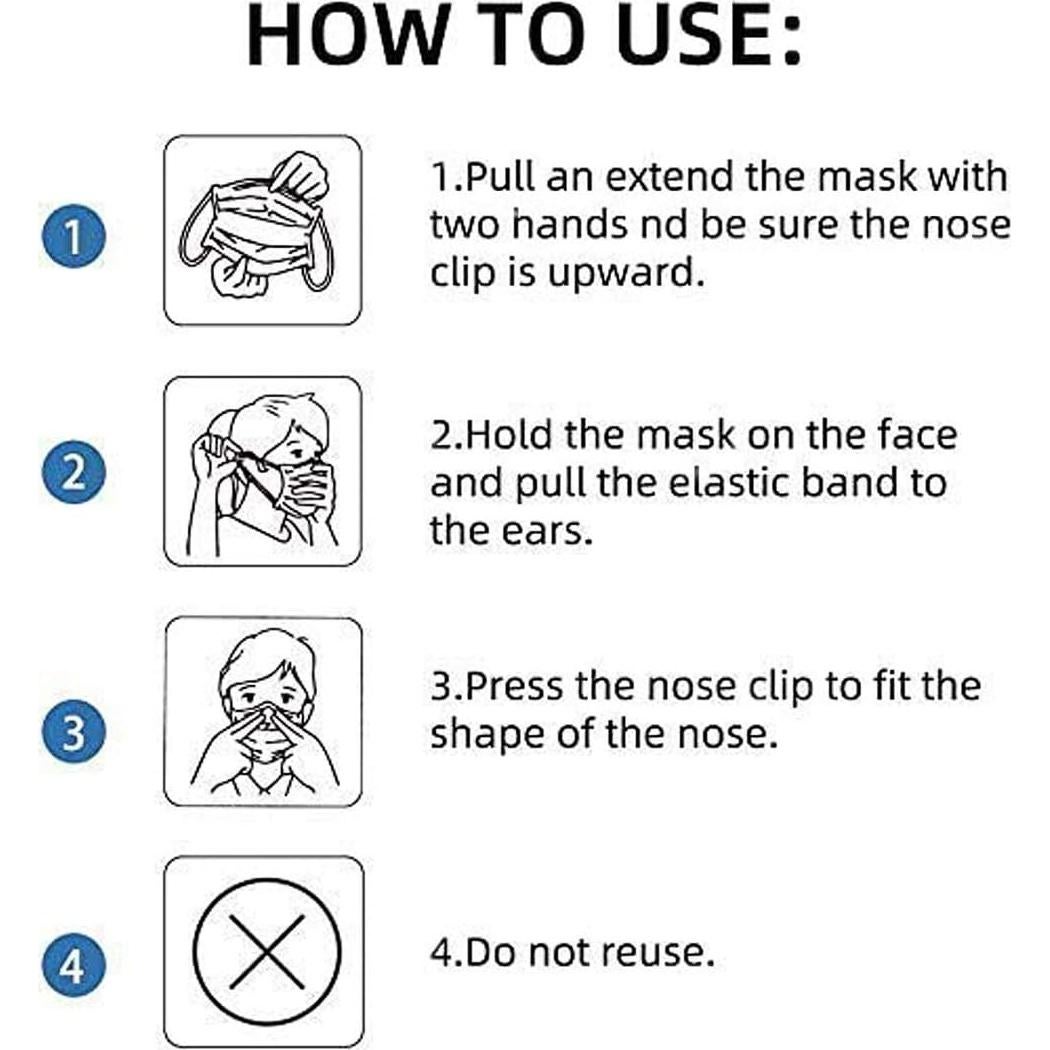 Mascarillas Desechables 3 Capas YYM Verde - Paquete de 50