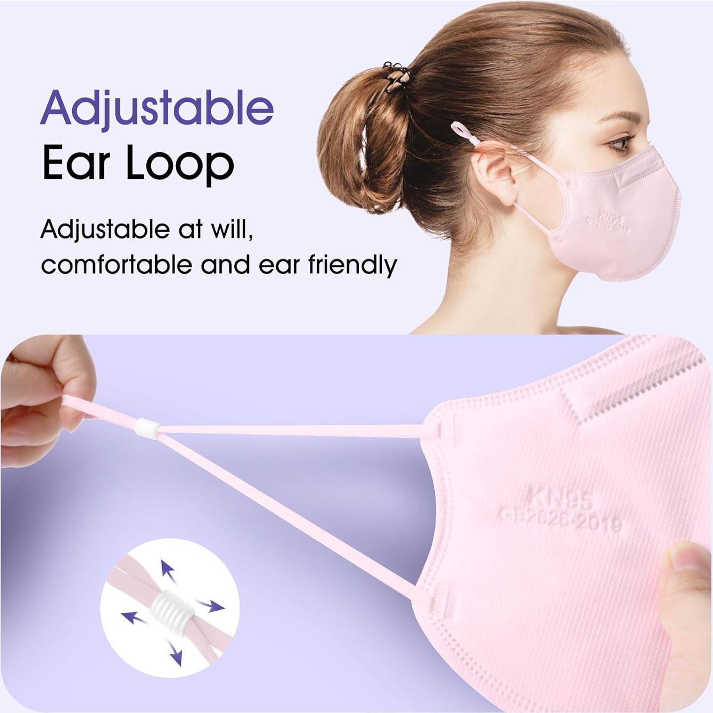 Mascarillas KN95 Ajustables Wenzhou Kangdun Paquete 40 Unidades