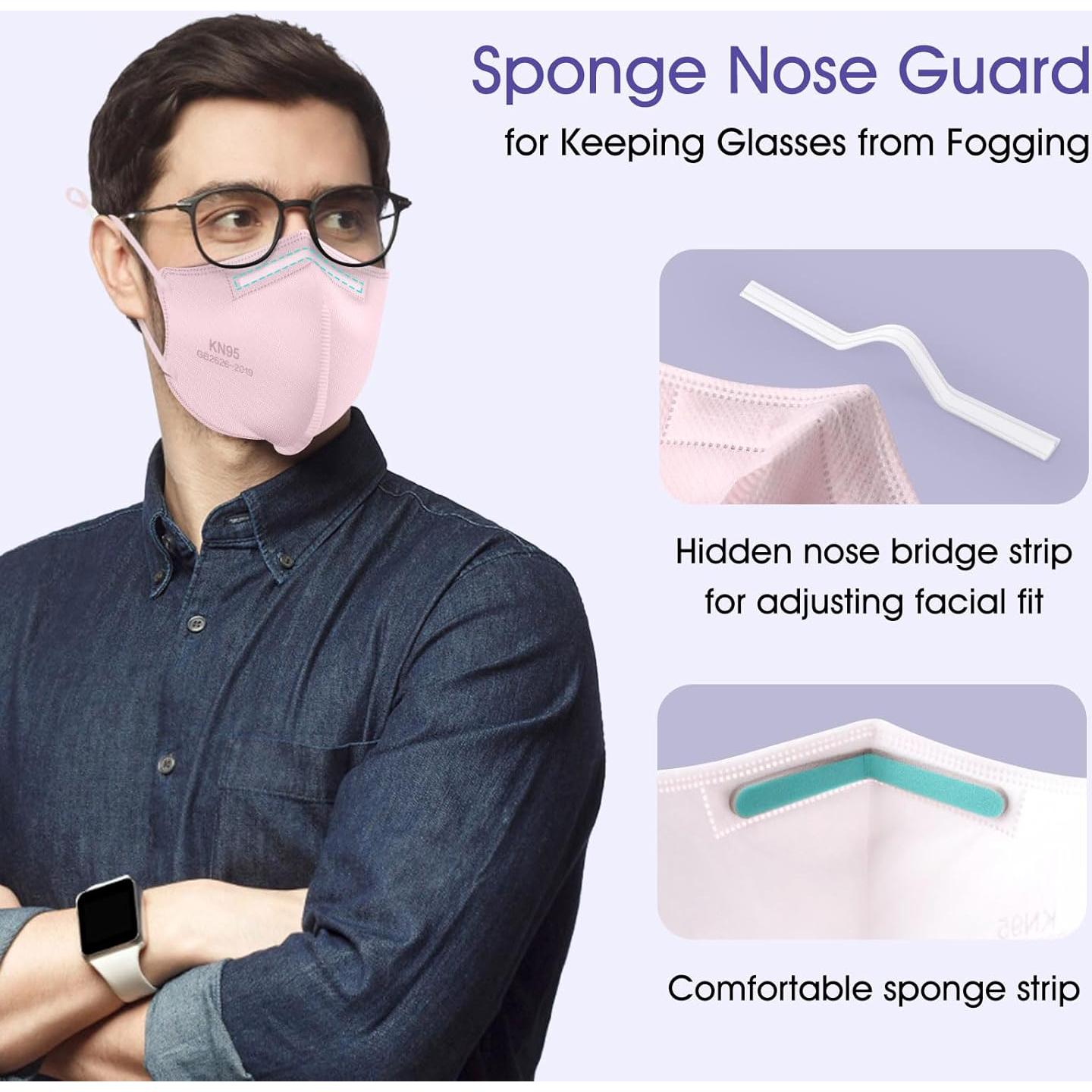 Mascarillas KN95 Ajustables Wenzhou Kangdun Paquete 40 Unidades