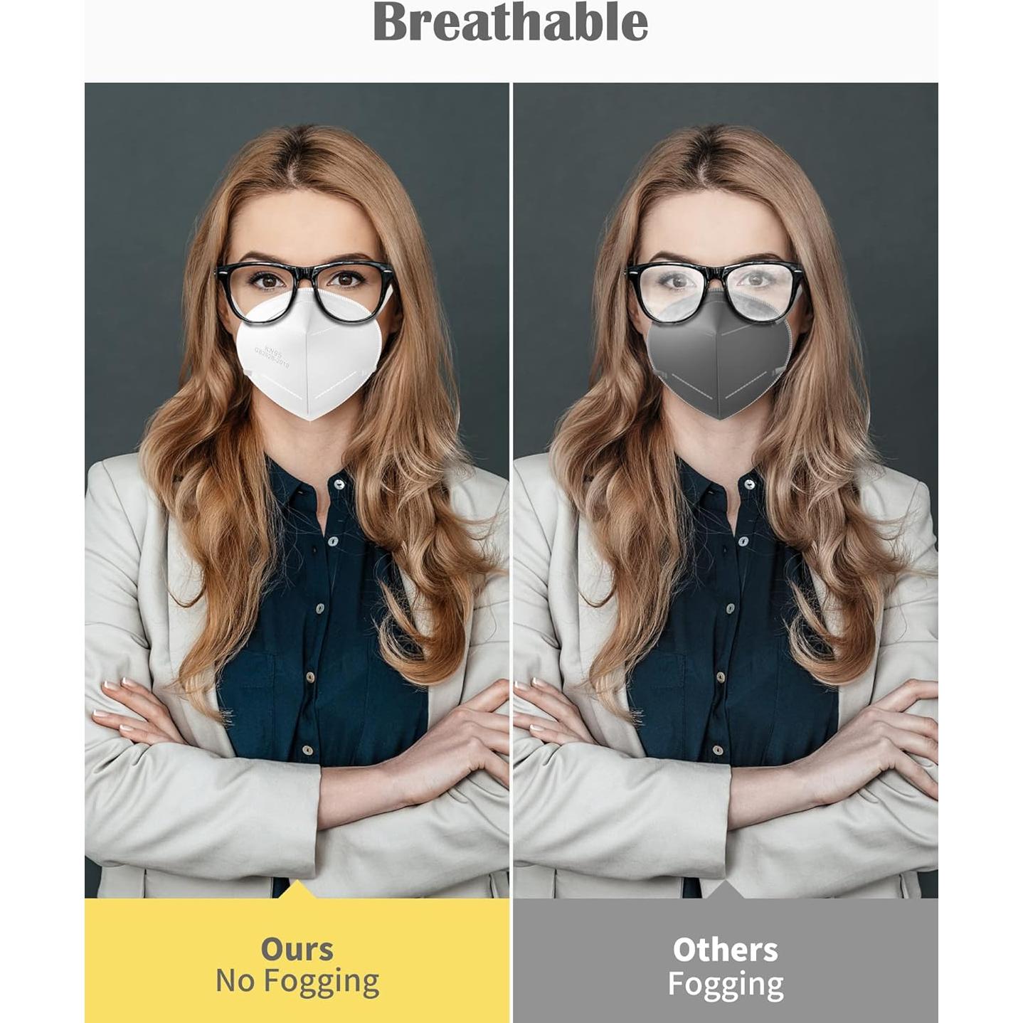 Mascarillas KN95 YUIKIO - Paquete de 30 Unidades - Filtración >95%